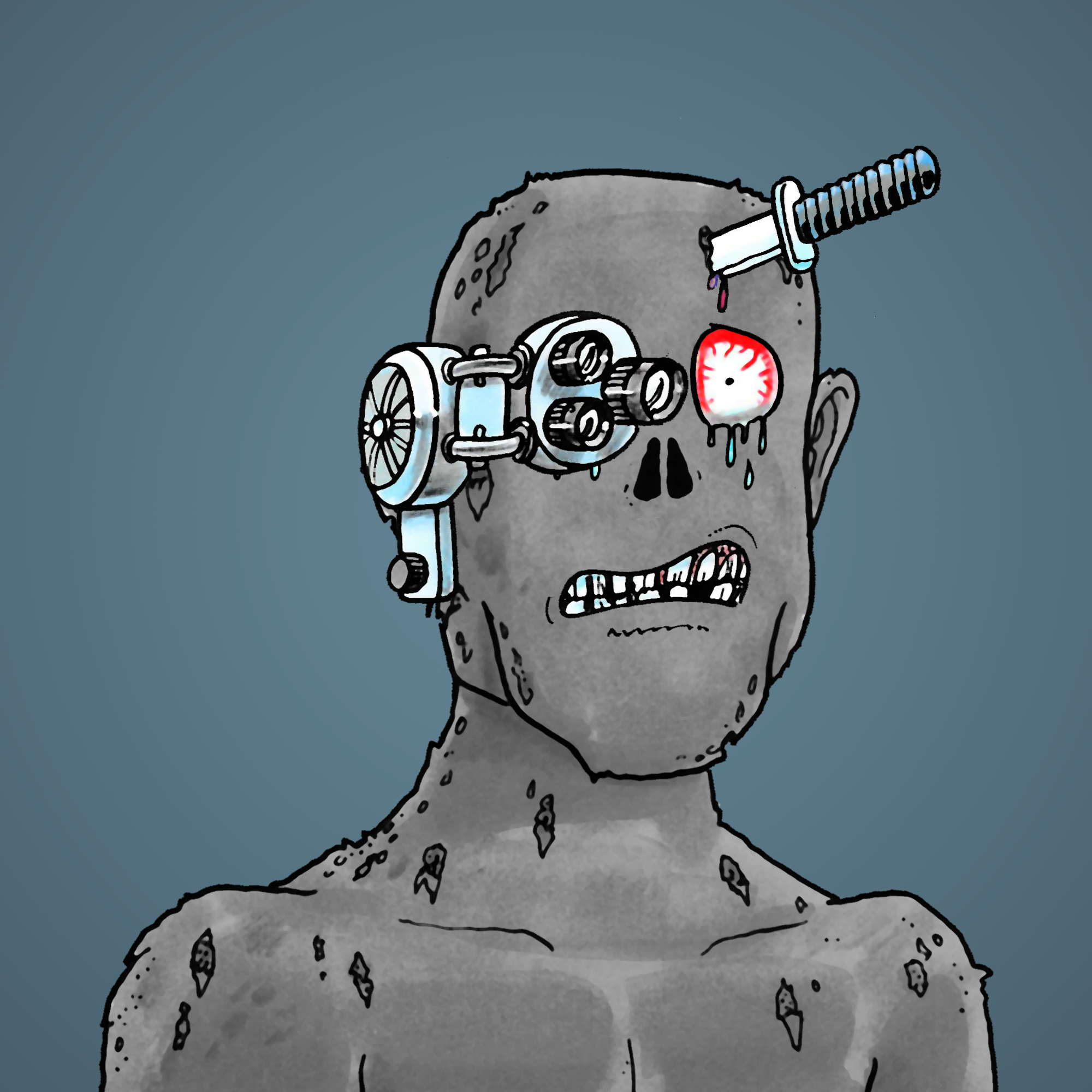 George Trosley - Jungle Freaks - Jungle Freak 1052 - NFT # 1052