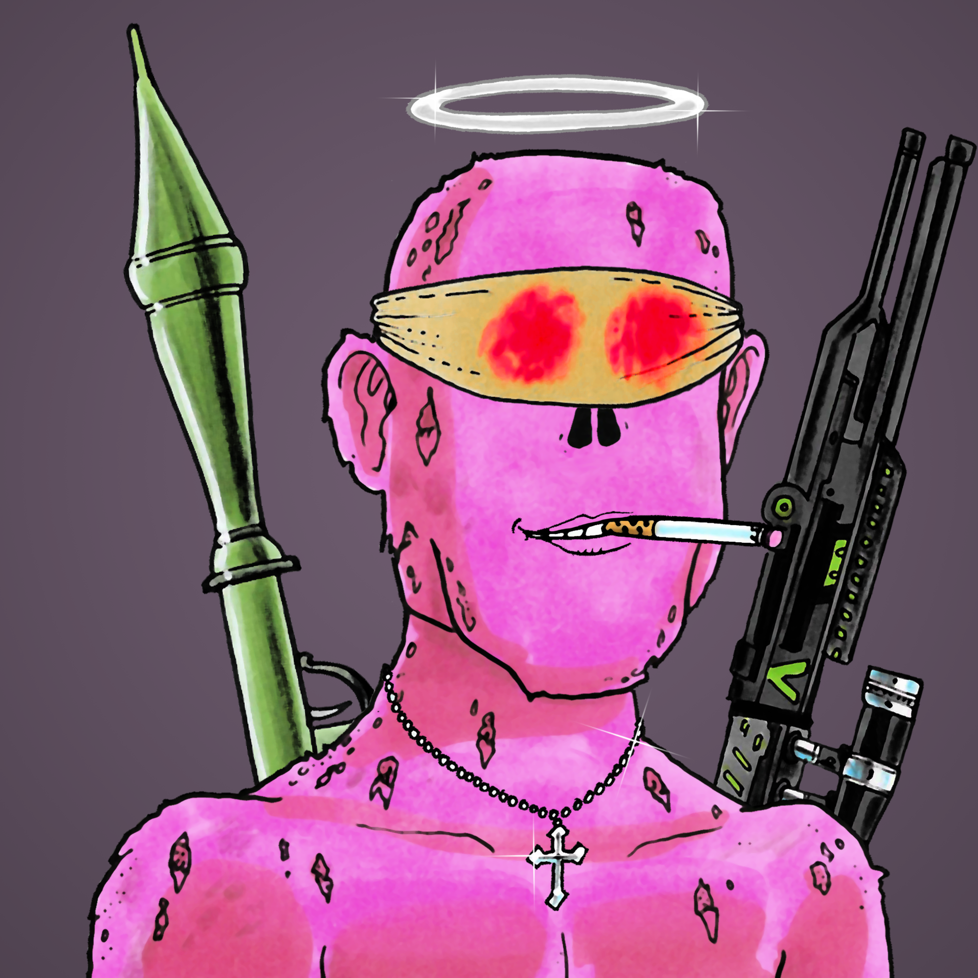 George Trosley - Jungle Freaks - Jungle Freak 1054 - NFT # 1054