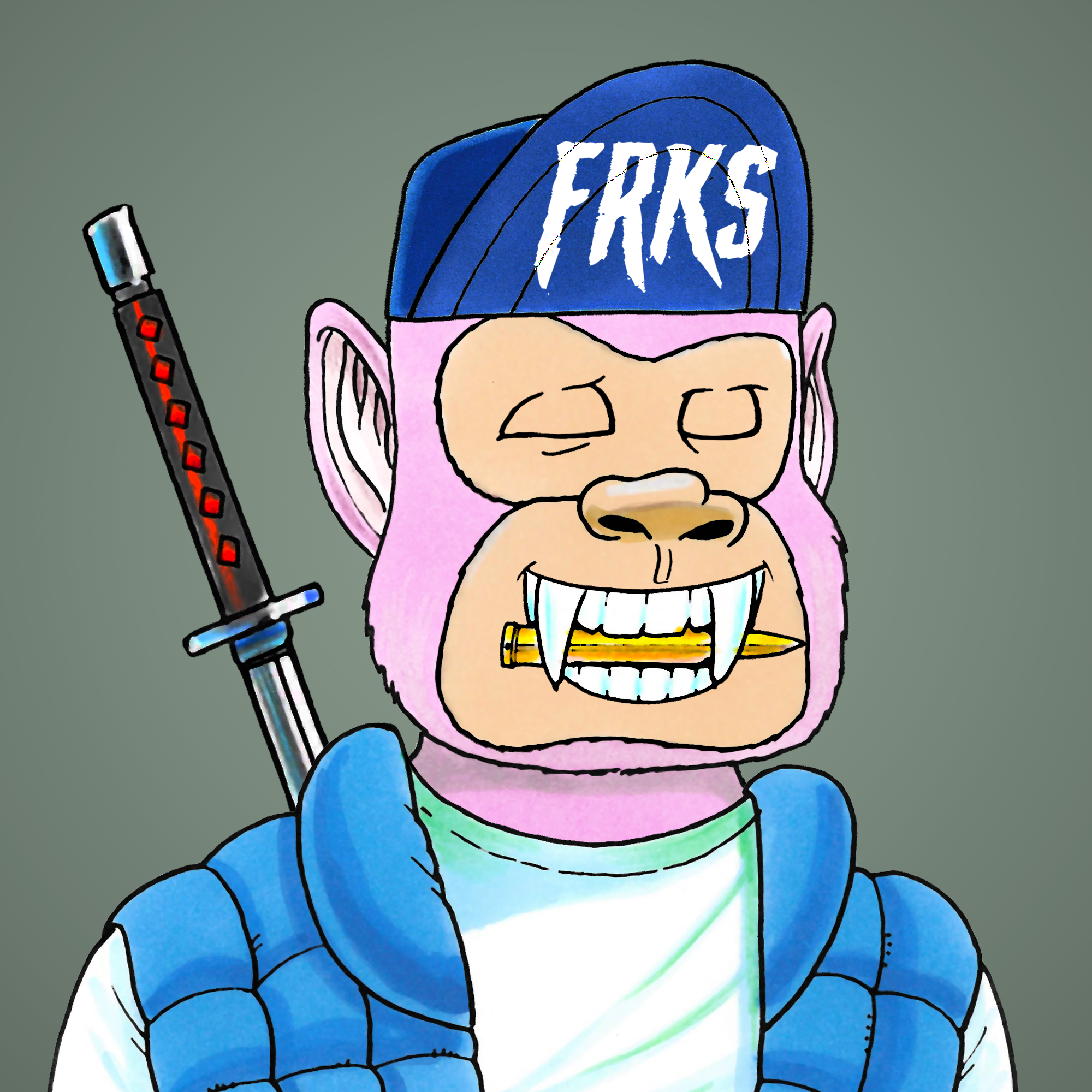 George Trosley - Jungle Freaks - Jungle Freak 1055 - NFT # 1055