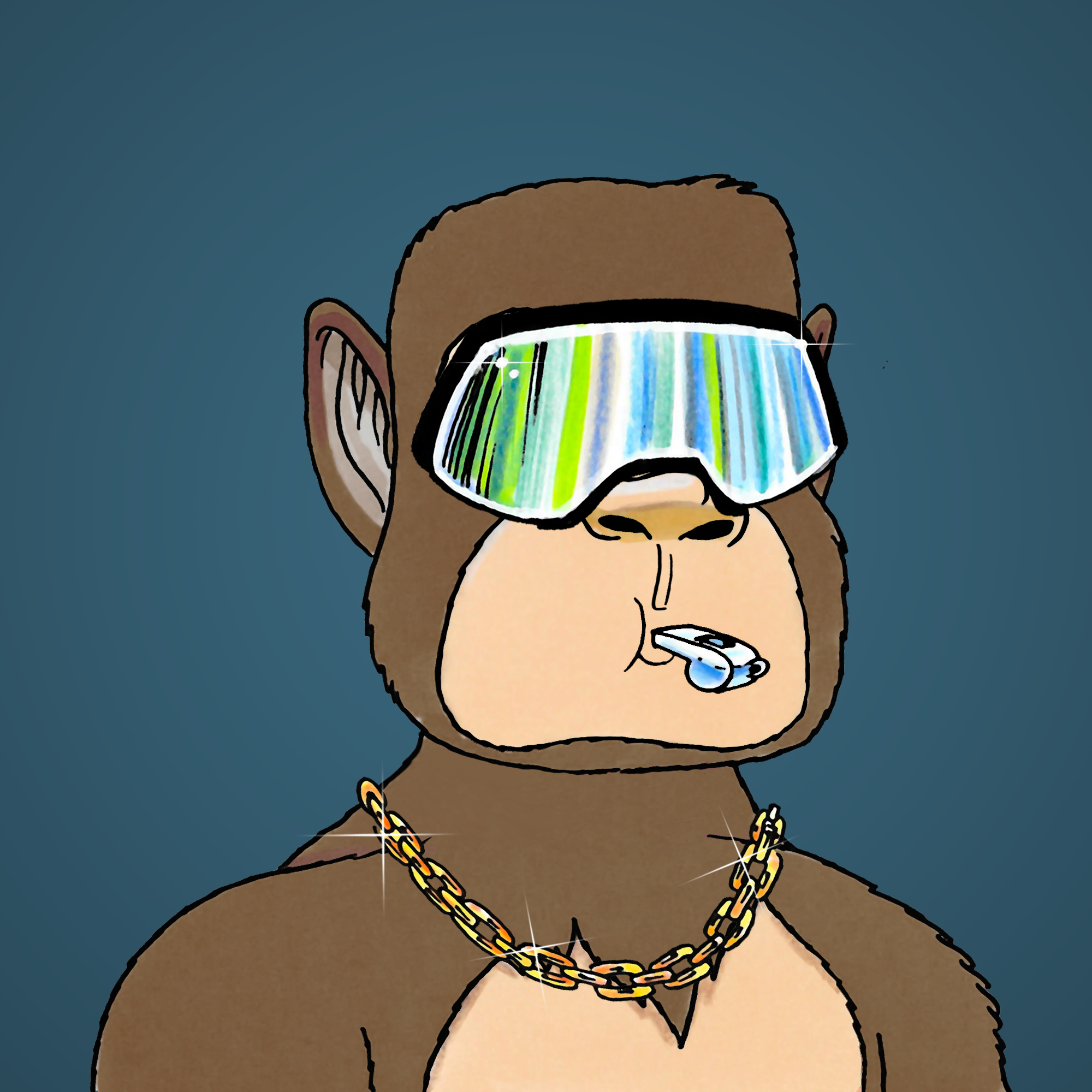 George Trosley - Jungle Freaks - Jungle Freak 1058 - NFT # 1058