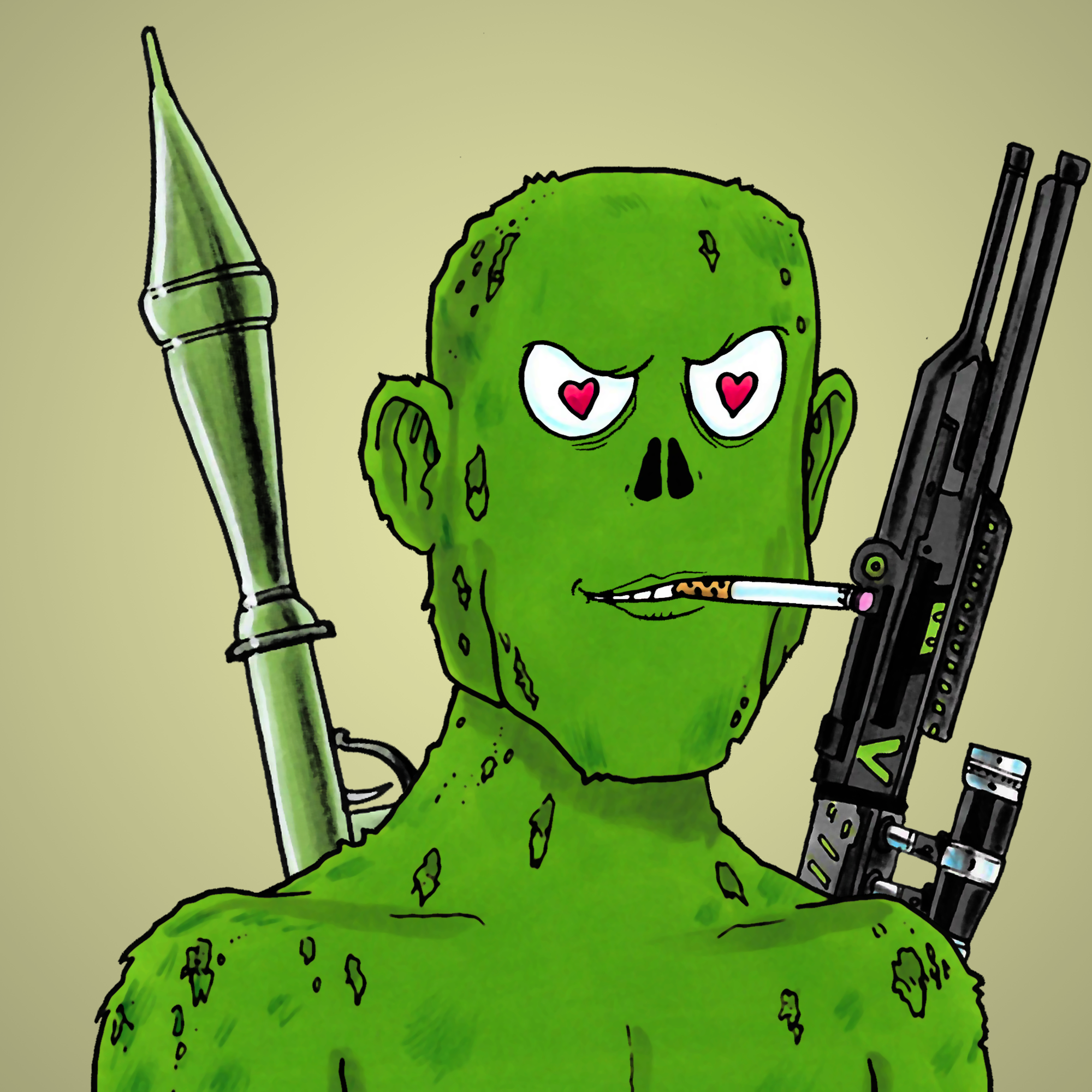 George Trosley - Jungle Freaks - Jungle Freak 1060 - NFT # 1060