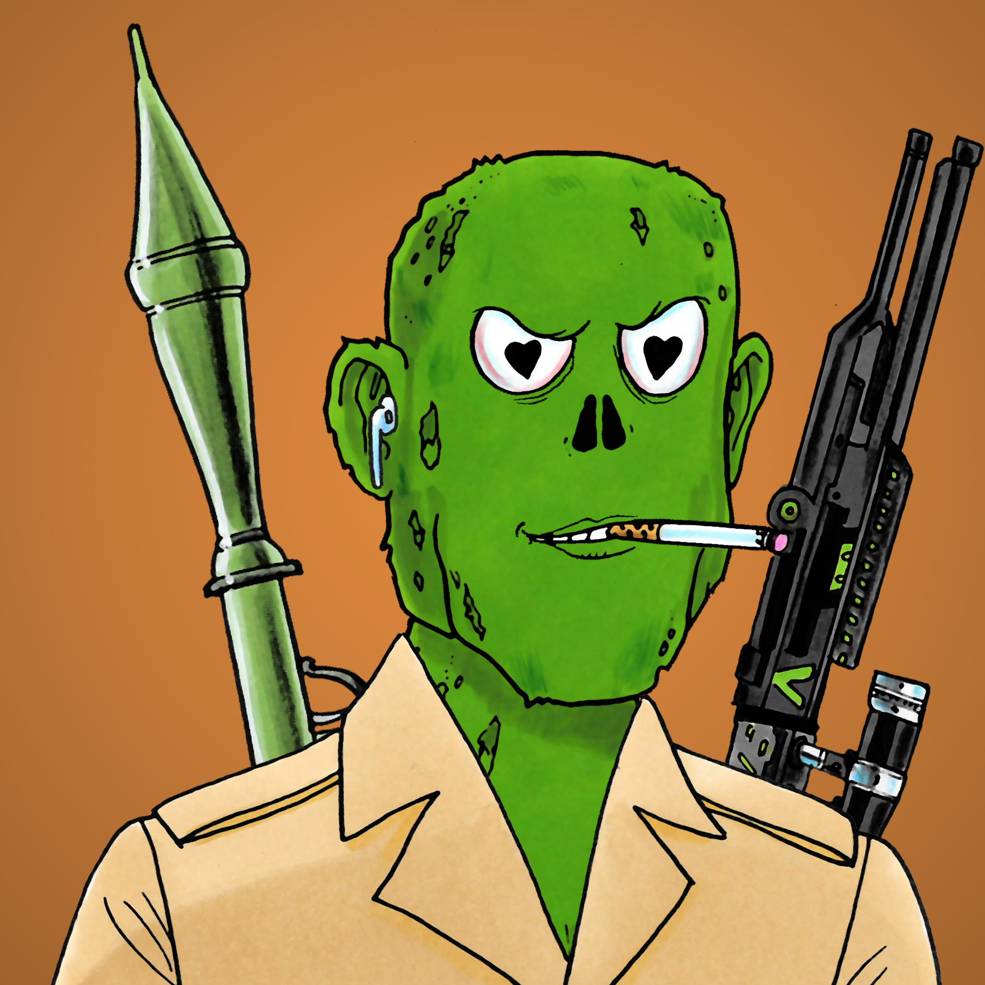 George Trosley - Jungle Freaks - Jungle Freak 1061 - NFT # 1061