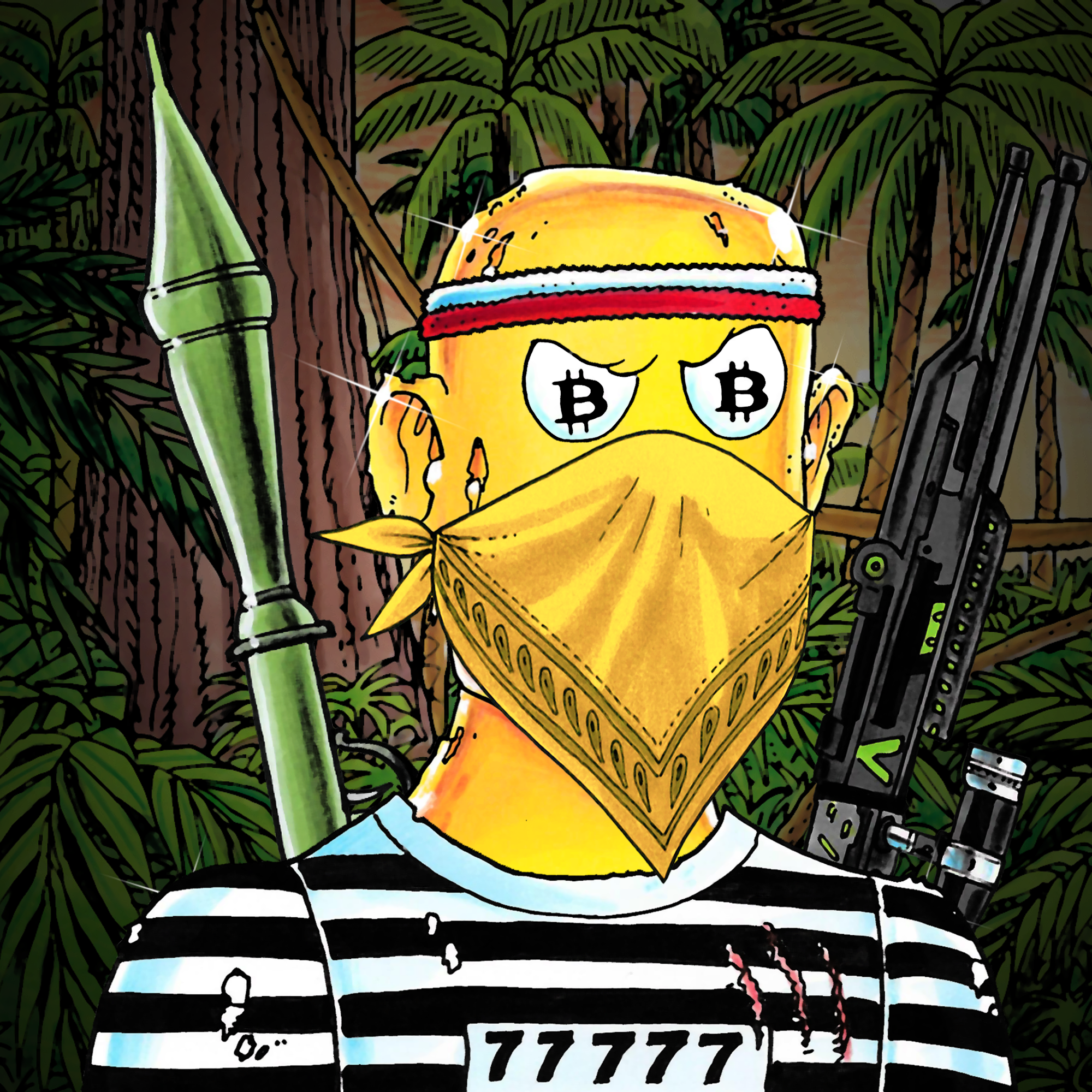 George Trosley - Jungle Freaks - Jungle Freak 1068 - NFT # 1068