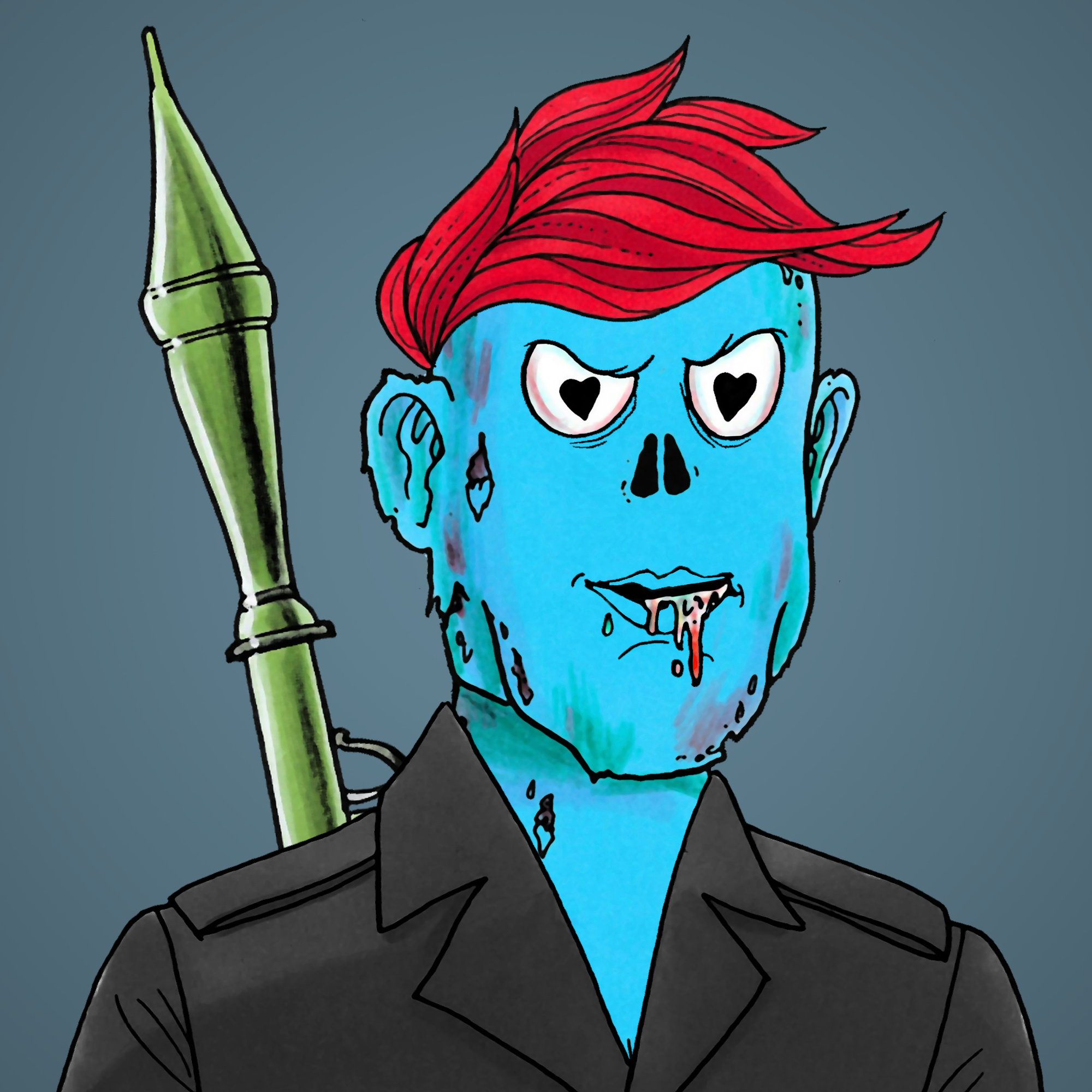 George Trosley - Jungle Freaks - Jungle Freak 1071 - NFT # 1071