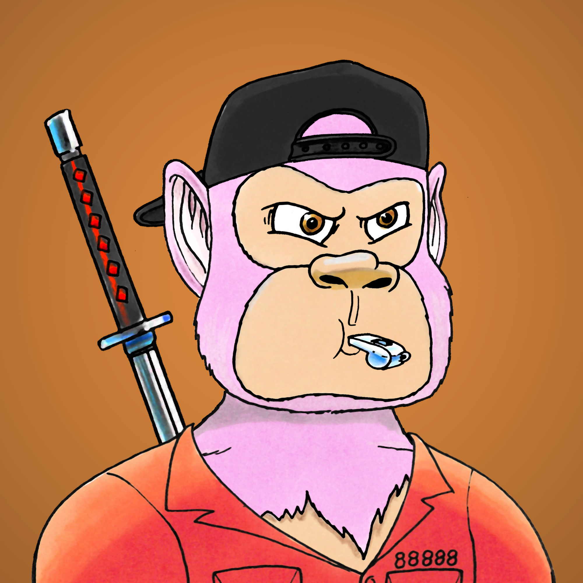 George Trosley - Jungle Freaks - Jungle Freak 1072 - NFT # 1072