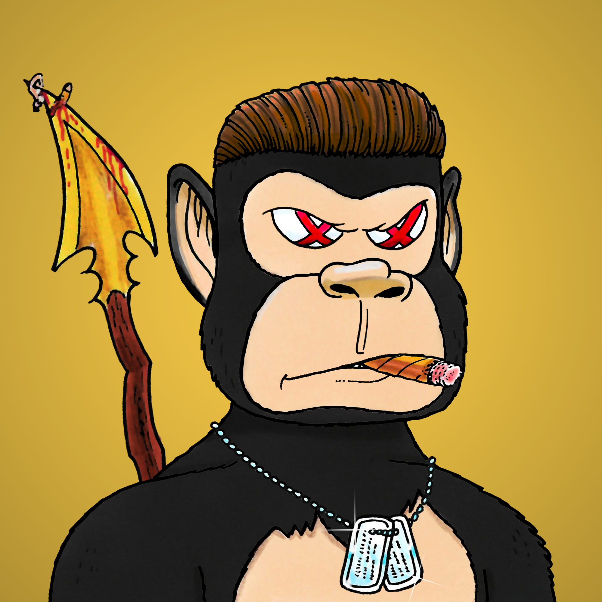 George Trosley - Jungle Freaks - Jungle Freak 1074 - NFT # 1074