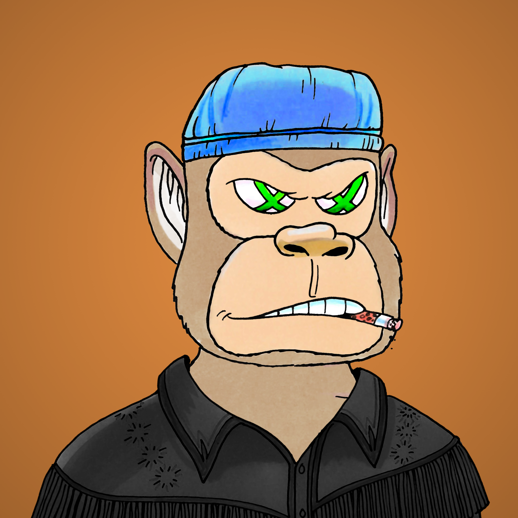 George Trosley - Jungle Freaks - Jungle Freak 1077 - NFT # 1077