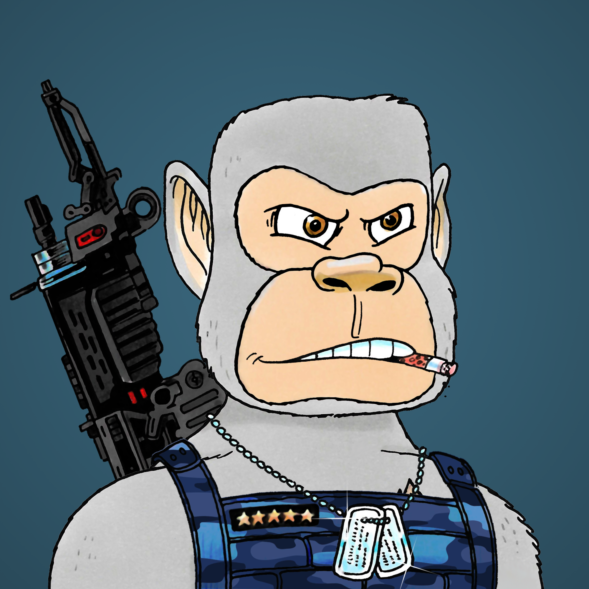 George Trosley - Jungle Freaks - Jungle Freak 1079 - NFT # 1079