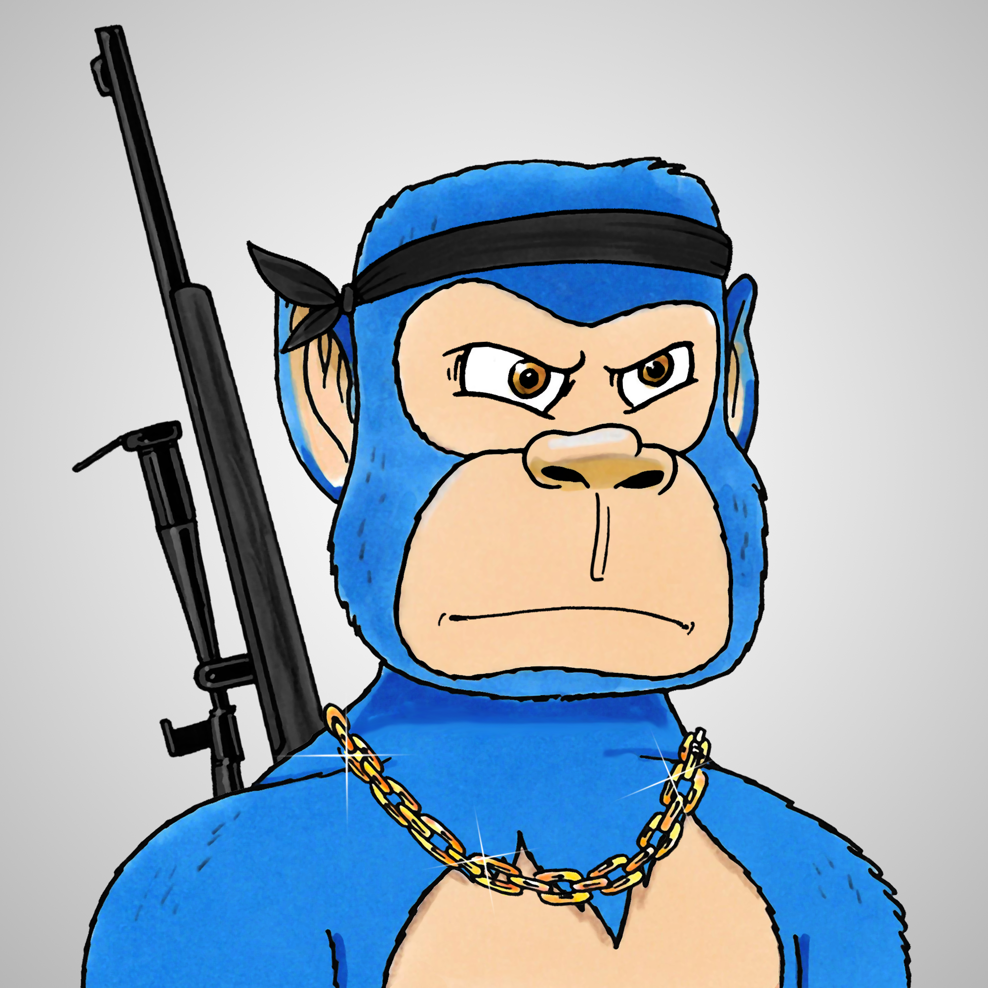 George Trosley - Jungle Freaks - Jungle Freak 1081 - NFT # 1081