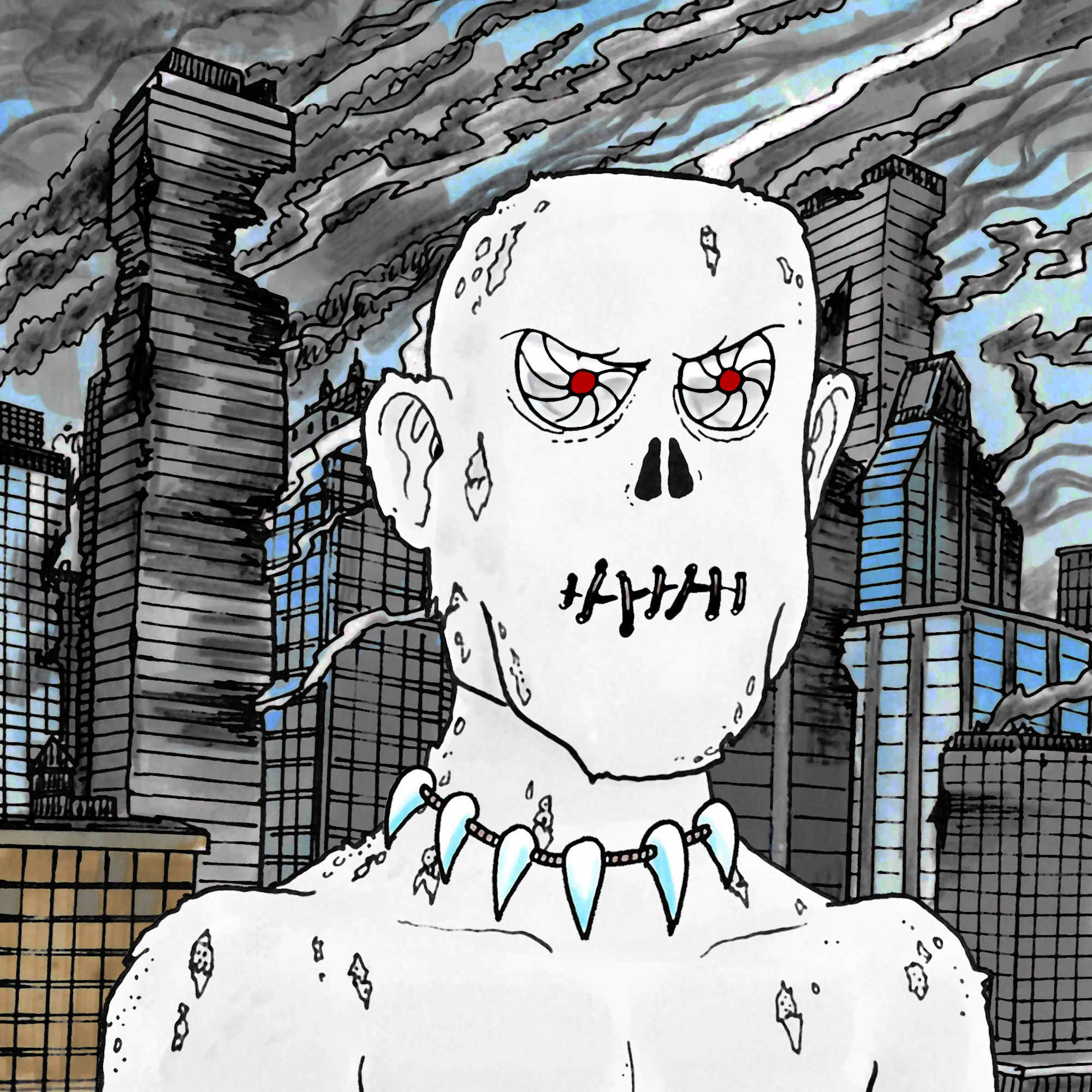 George Trosley - Jungle Freaks - Jungle Freak 1082 - NFT # 1082