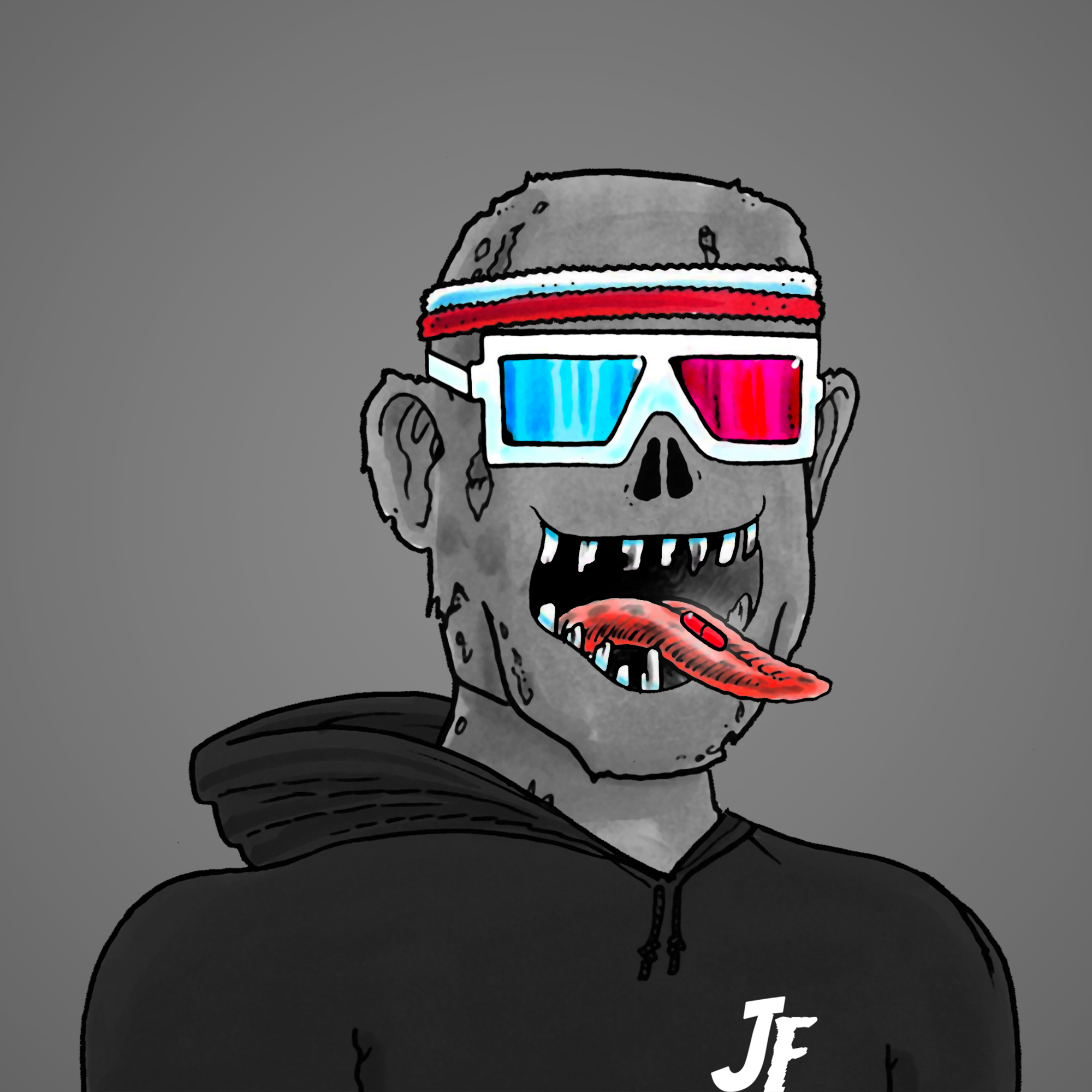 George Trosley - Jungle Freaks - Jungle Freak 1083 - NFT # 1083