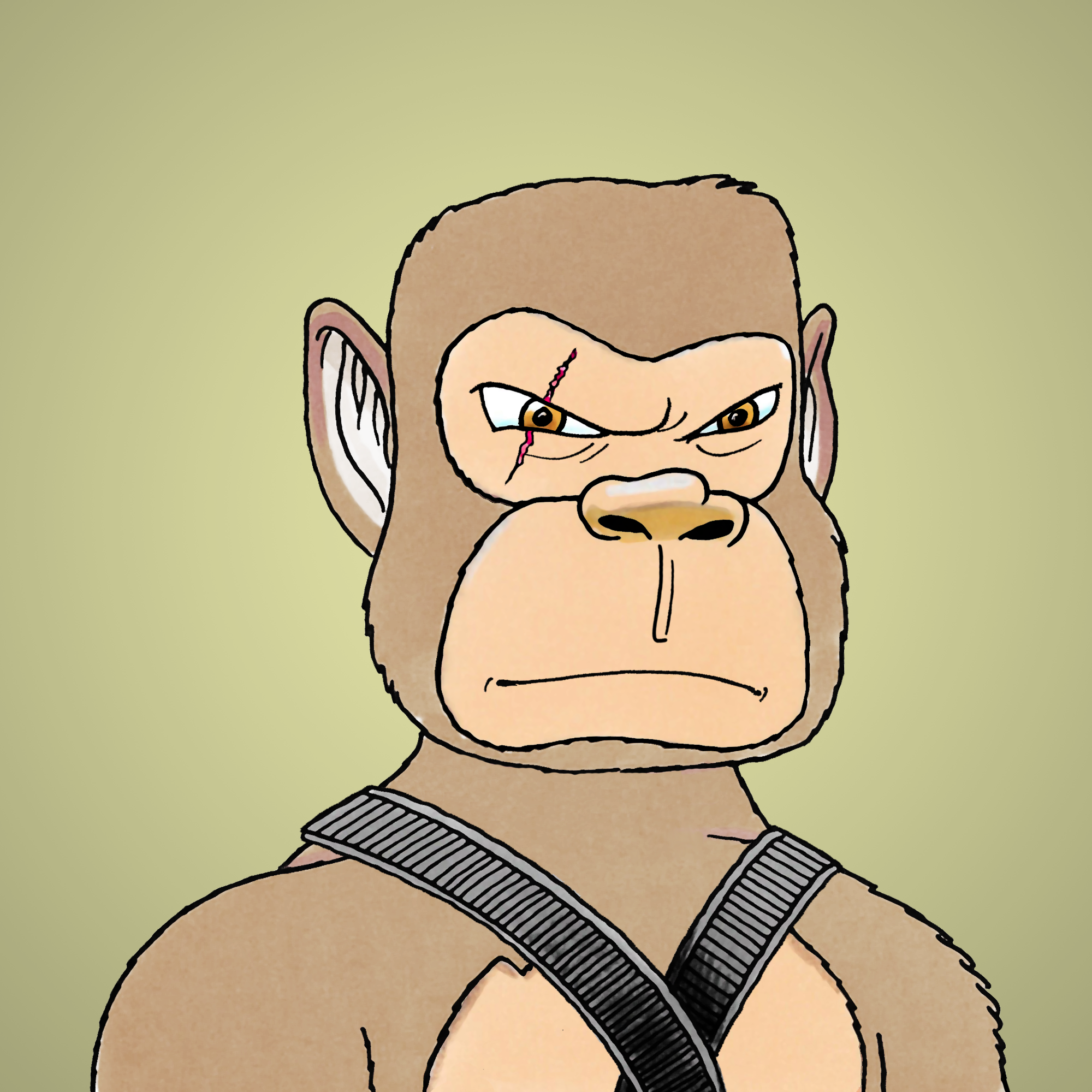 George Trosley - Jungle Freaks - Jungle Freak 1085 - NFT # 1085