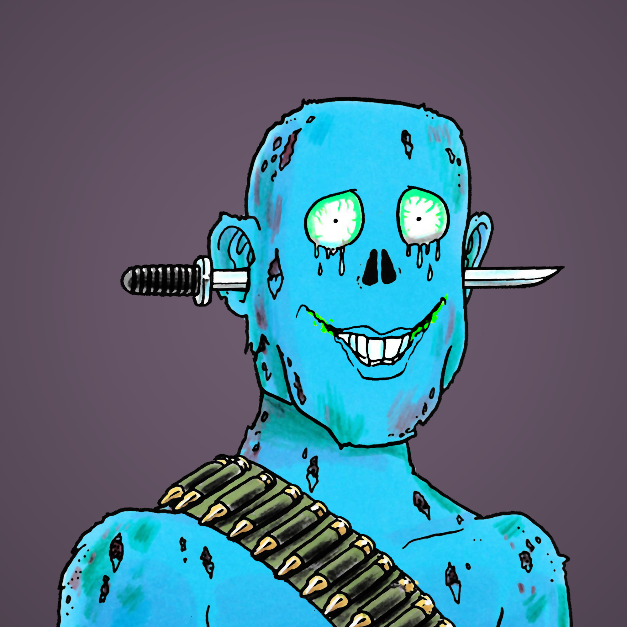 George Trosley - Jungle Freaks - Jungle Freak 1087 - NFT # 1087