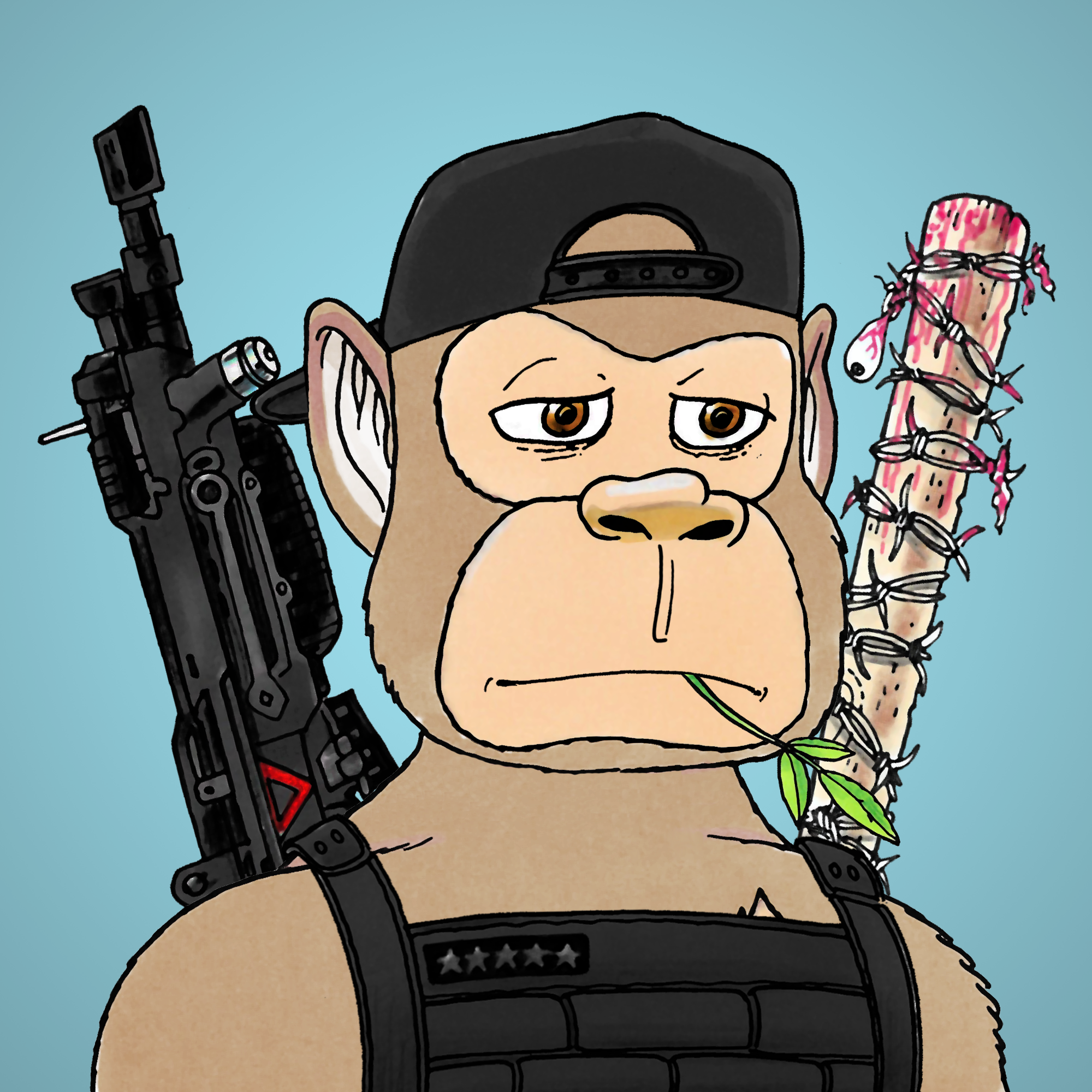 George Trosley - Jungle Freaks - Jungle Freak 1089 - NFT # 1089