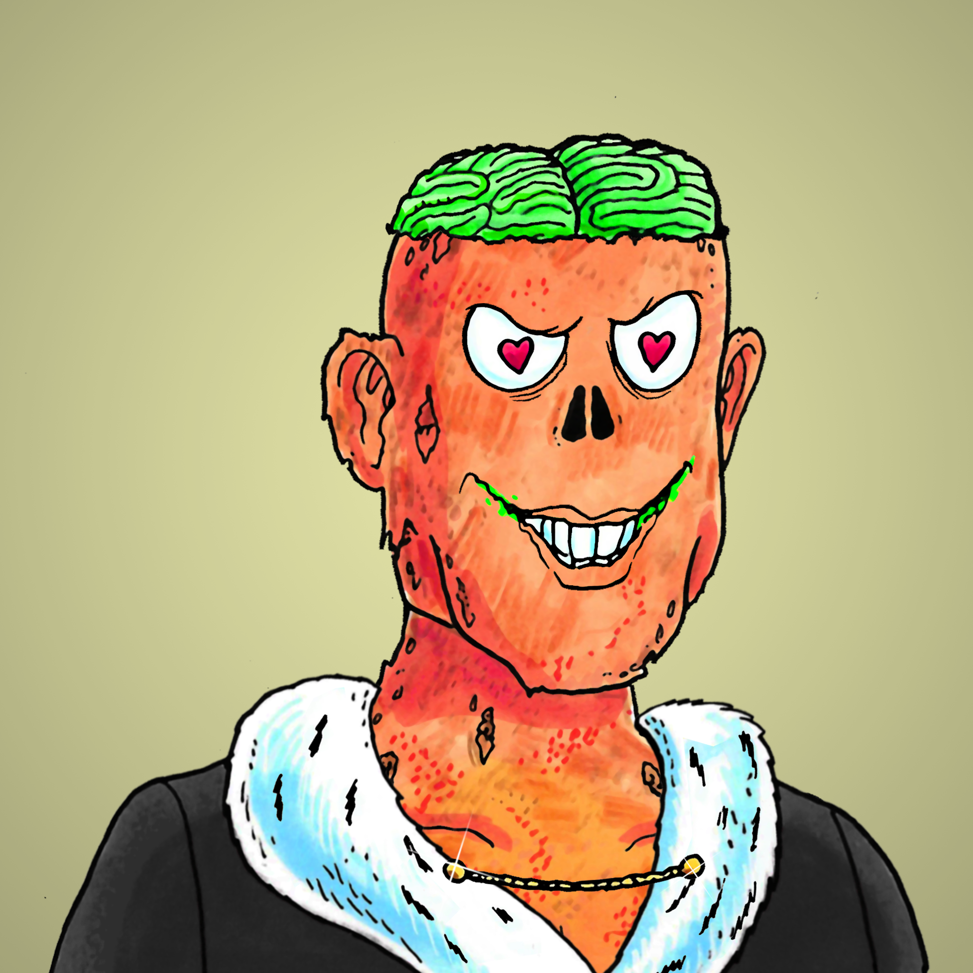 George Trosley - Jungle Freaks - Jungle Freak 1091 - NFT # 1091