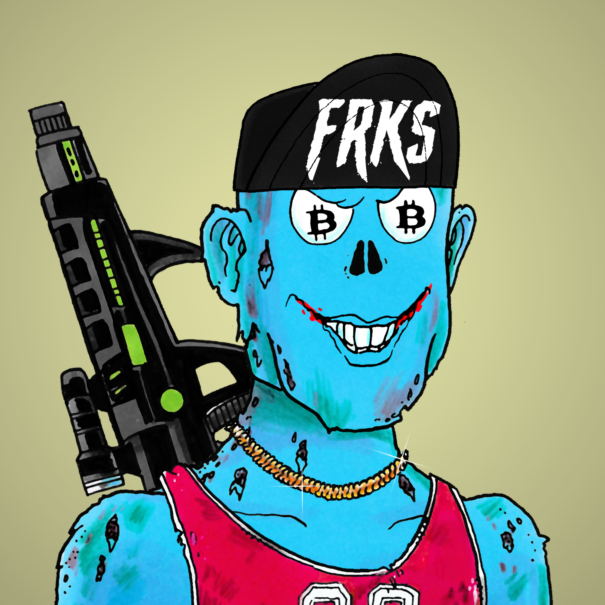 George Trosley - Jungle Freaks - Jungle Freak 1092 - NFT # 1092