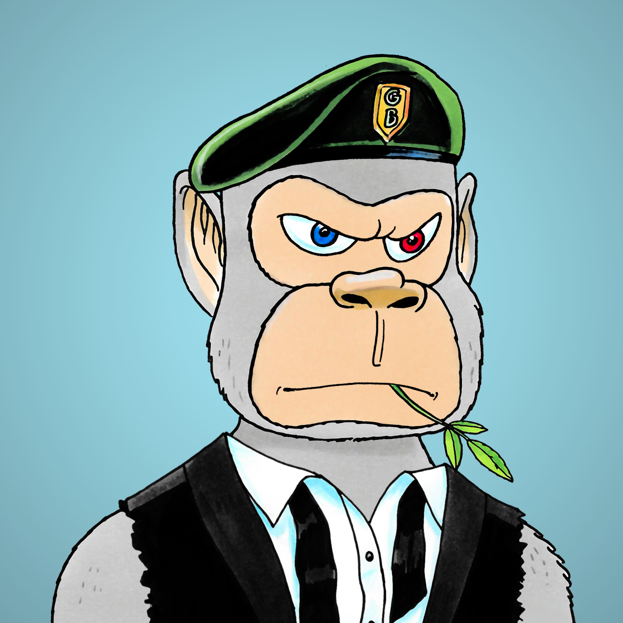 George Trosley - Jungle Freaks - Jungle Freak 1093 - NFT # 1093