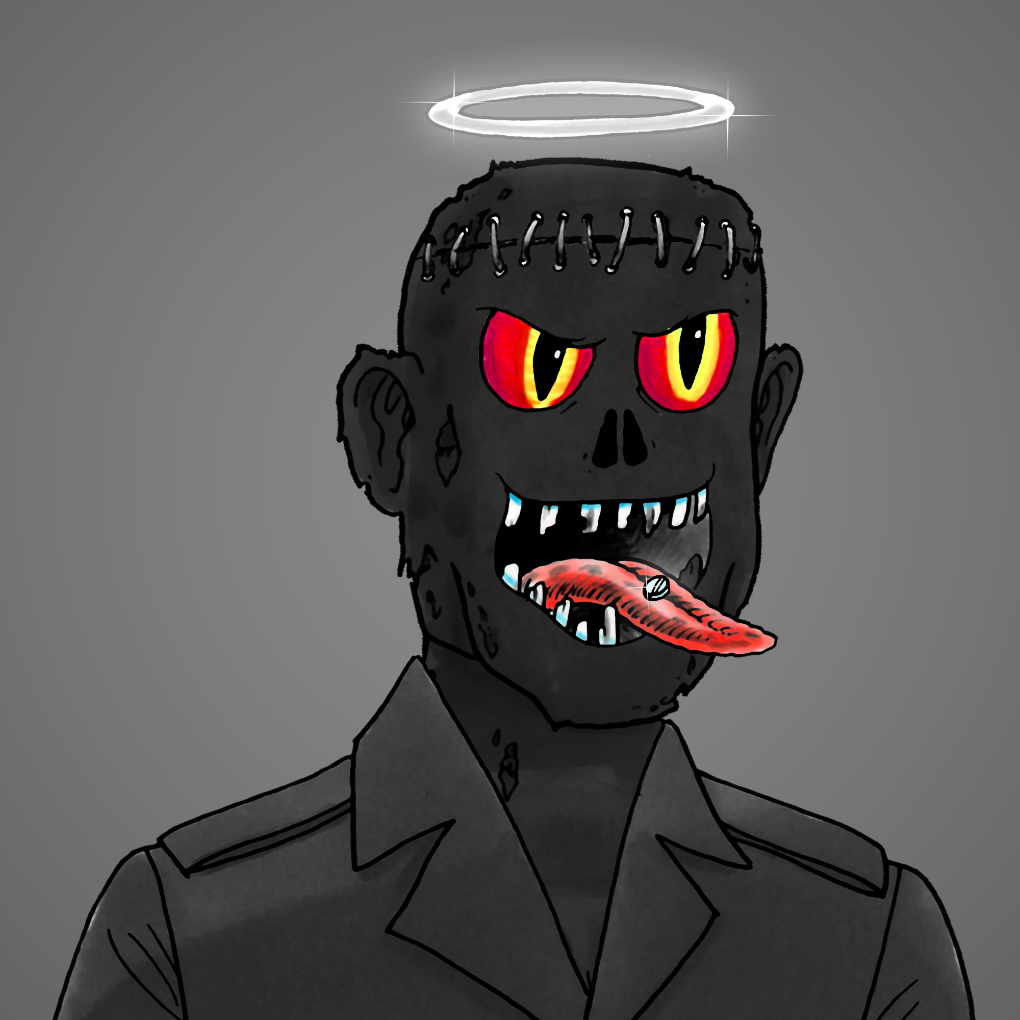 George Trosley - Jungle Freaks - Jungle Freak 1102 - NFT # 1102