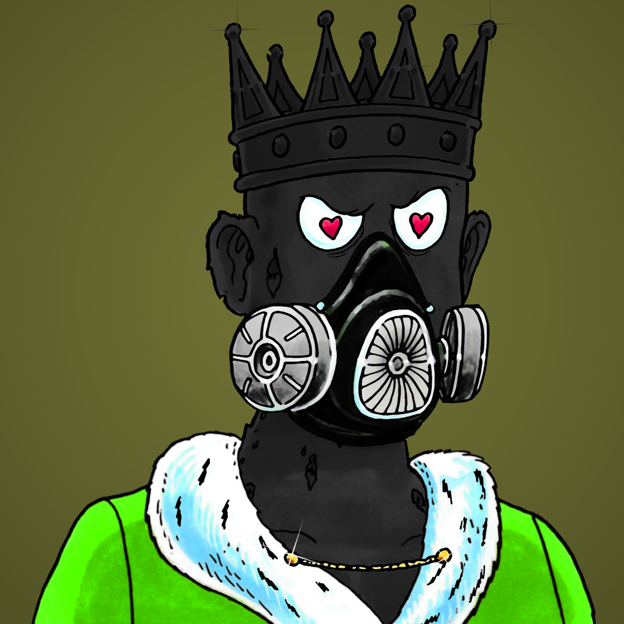 George Trosley - Jungle Freaks - Jungle Freak 1103 - NFT # 1103