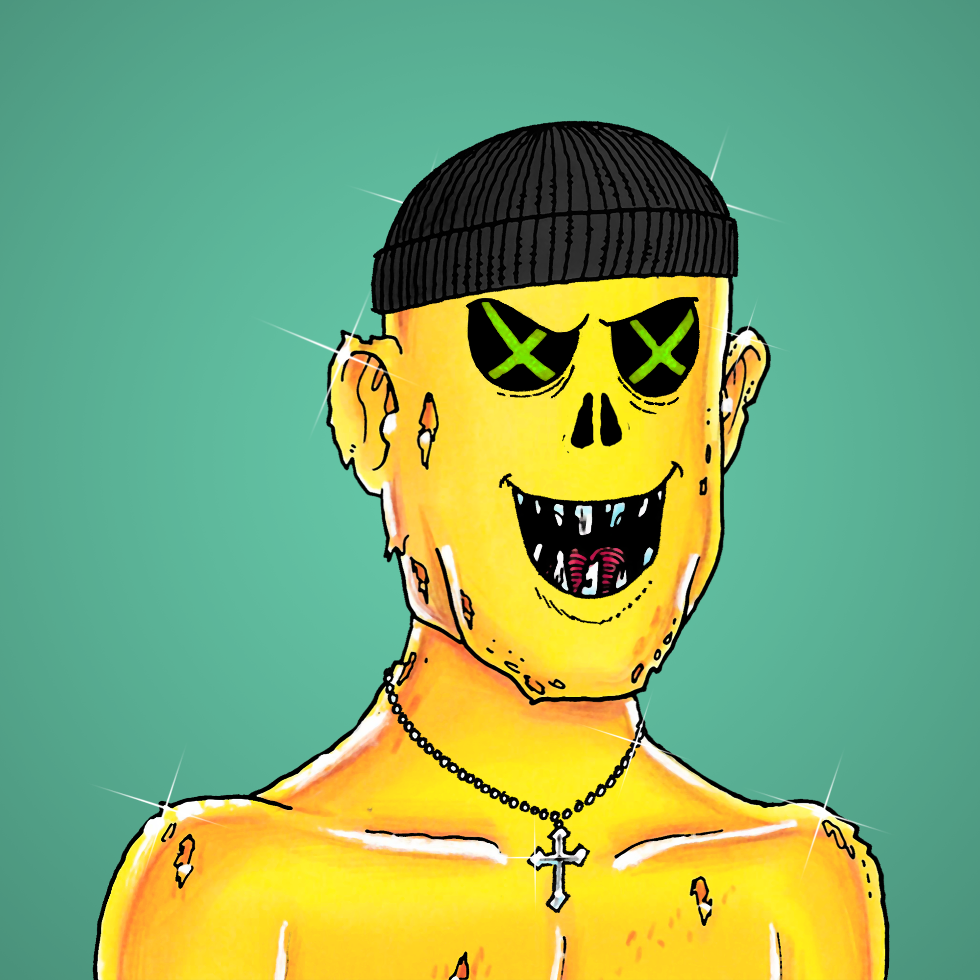 George Trosley - Jungle Freaks - Jungle Freak 1105 - NFT # 1105