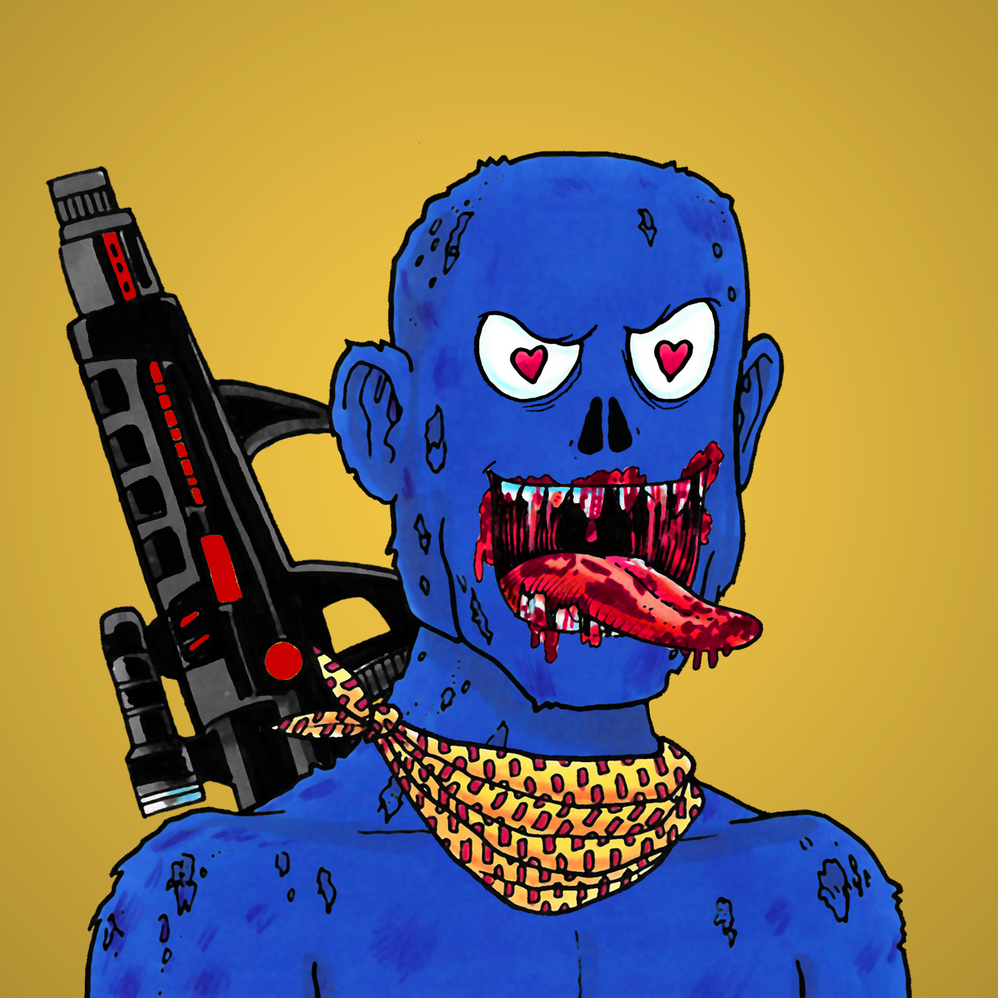 George Trosley - Jungle Freaks - Jungle Freak 1106 - NFT # 1106