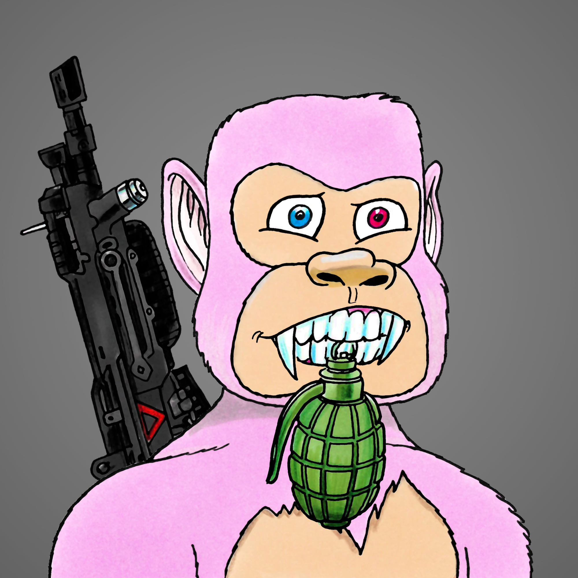 George Trosley - Jungle Freaks - Jungle Freak 1107 - NFT # 1107