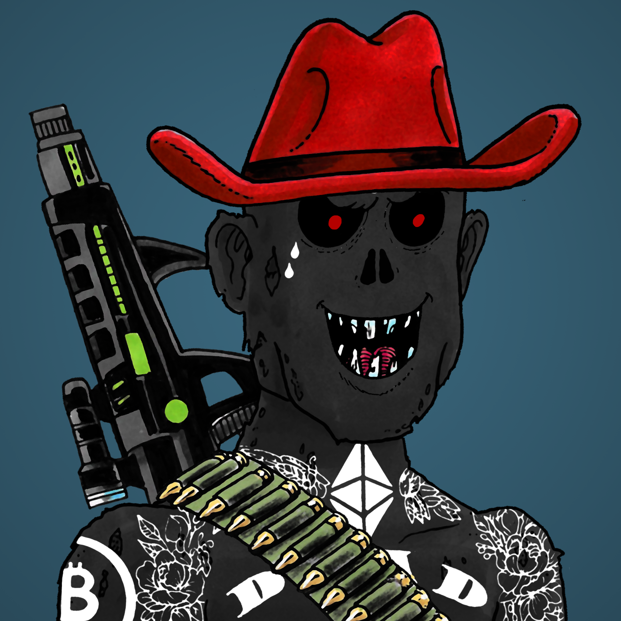 George Trosley - Jungle Freaks - Jungle Freak 1111 - NFT # 1111