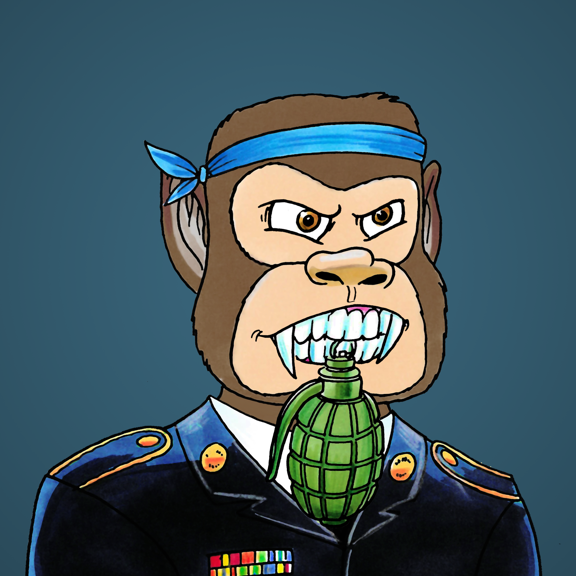 George Trosley - Jungle Freaks - Jungle Freak 1112 - NFT # 1112