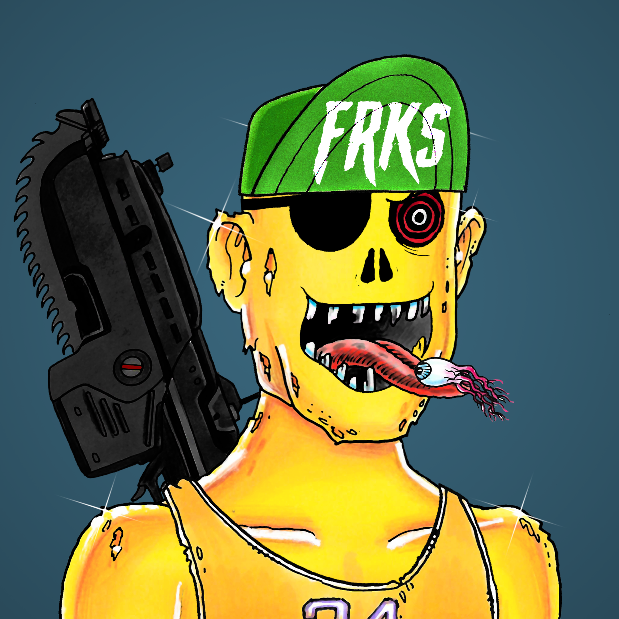 George Trosley - Jungle Freaks - Jungle Freak 1116 - NFT # 1116