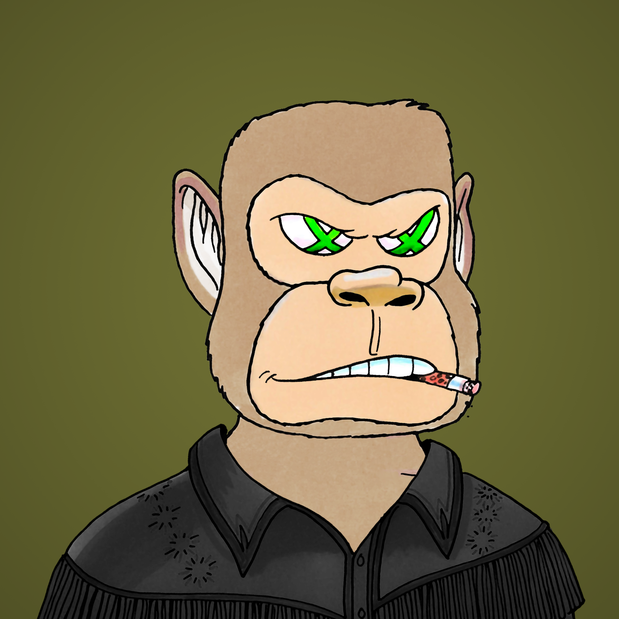 George Trosley - Jungle Freaks - Jungle Freak 1118 - NFT # 1118