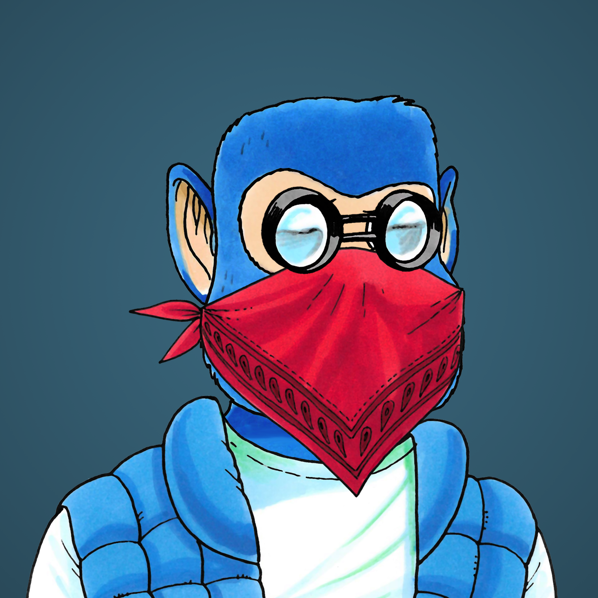 George Trosley - Jungle Freaks - Jungle Freak 1119 - NFT # 1119