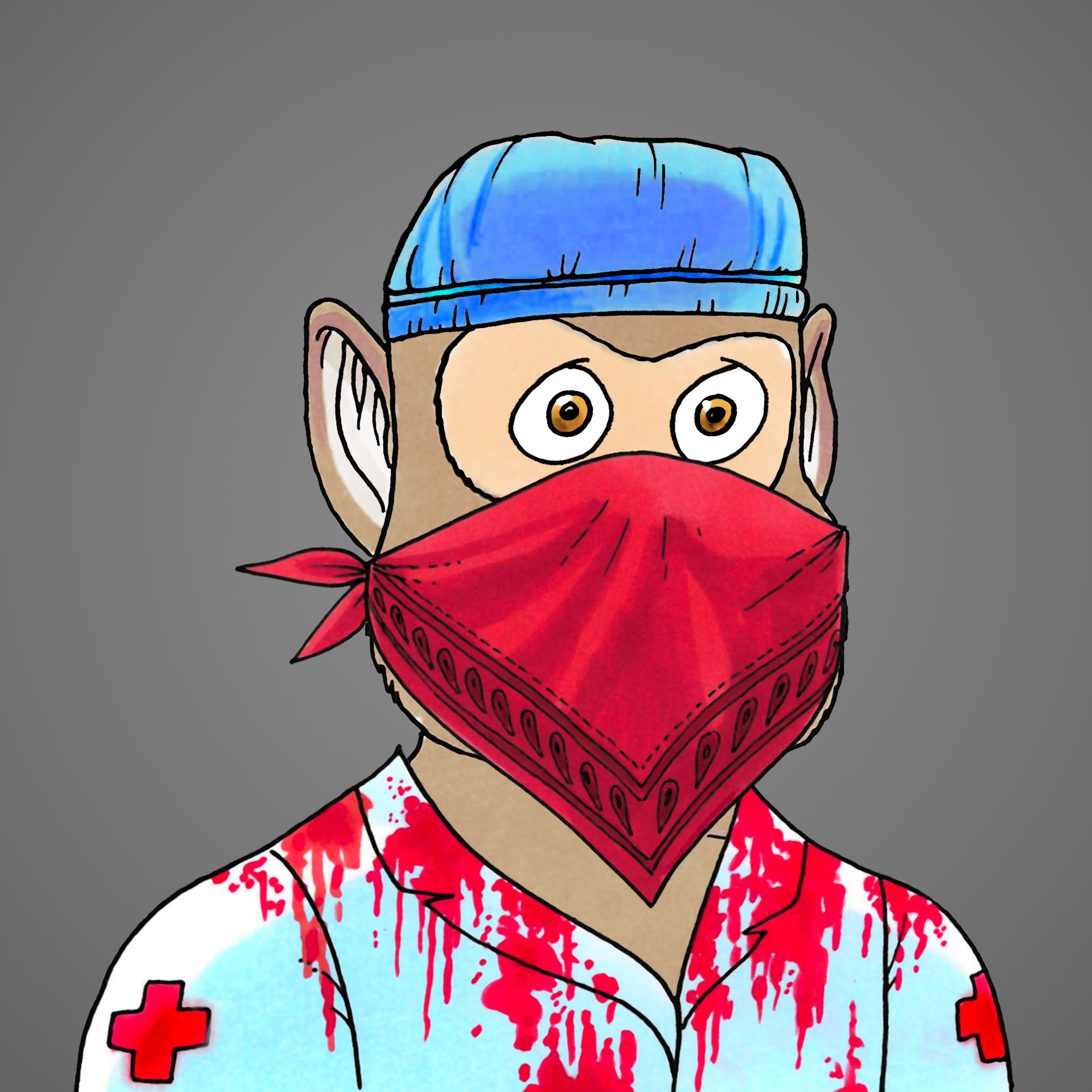 George Trosley - Jungle Freaks - Jungle Freak 112 - NFT # 112