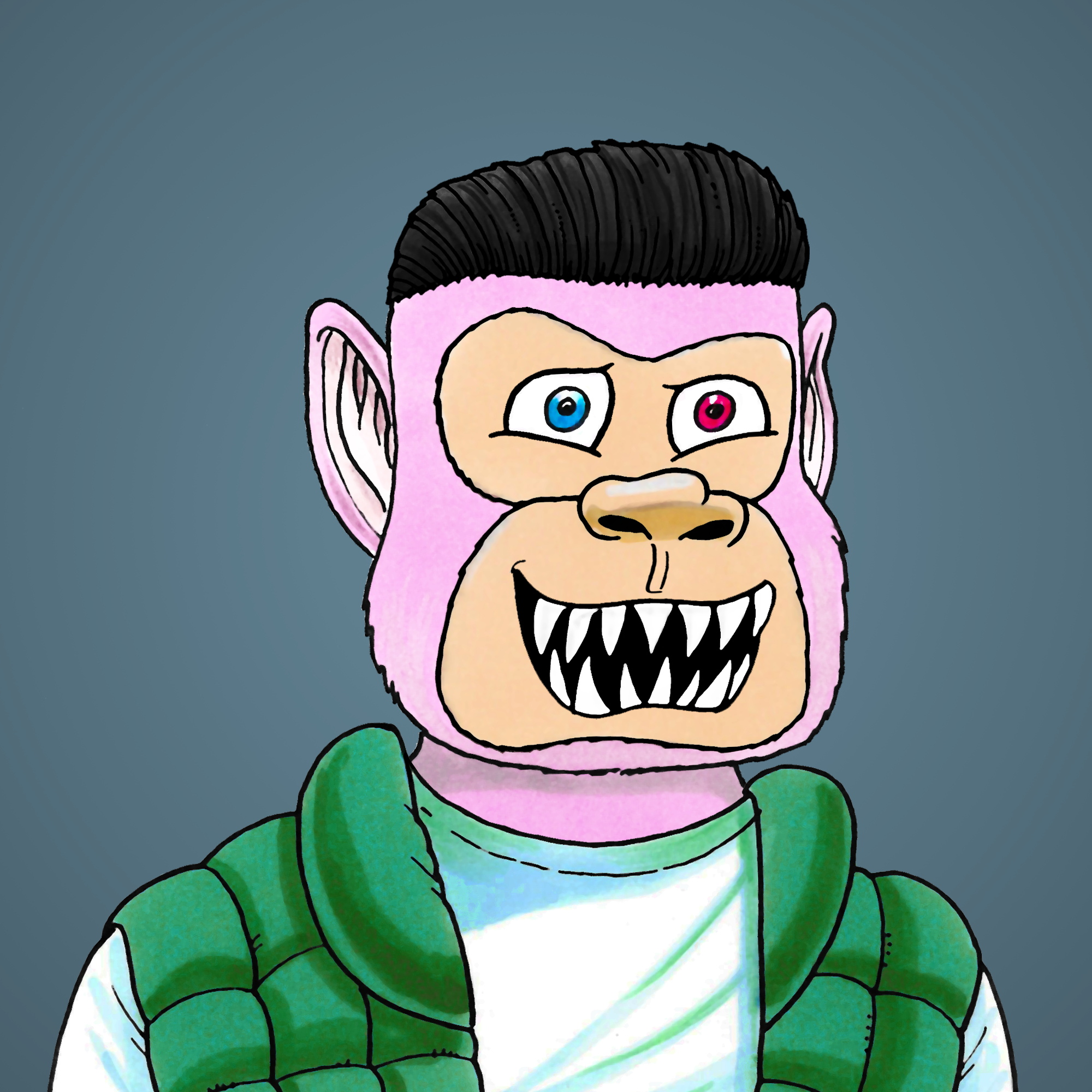 George Trosley - Jungle Freaks - Jungle Freak 1120 - NFT # 1120