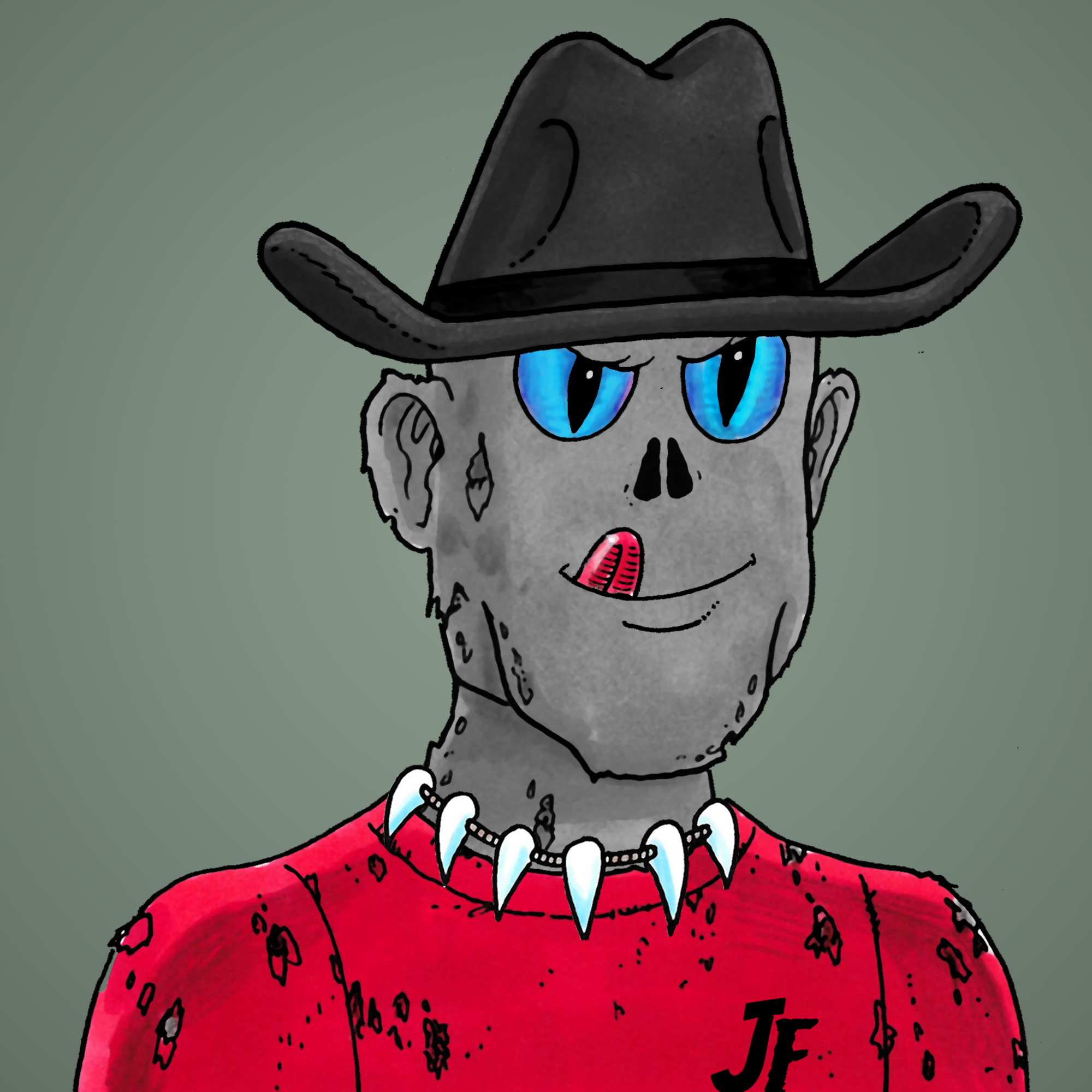 George Trosley - Jungle Freaks - Jungle Freak 1121 - NFT # 1121