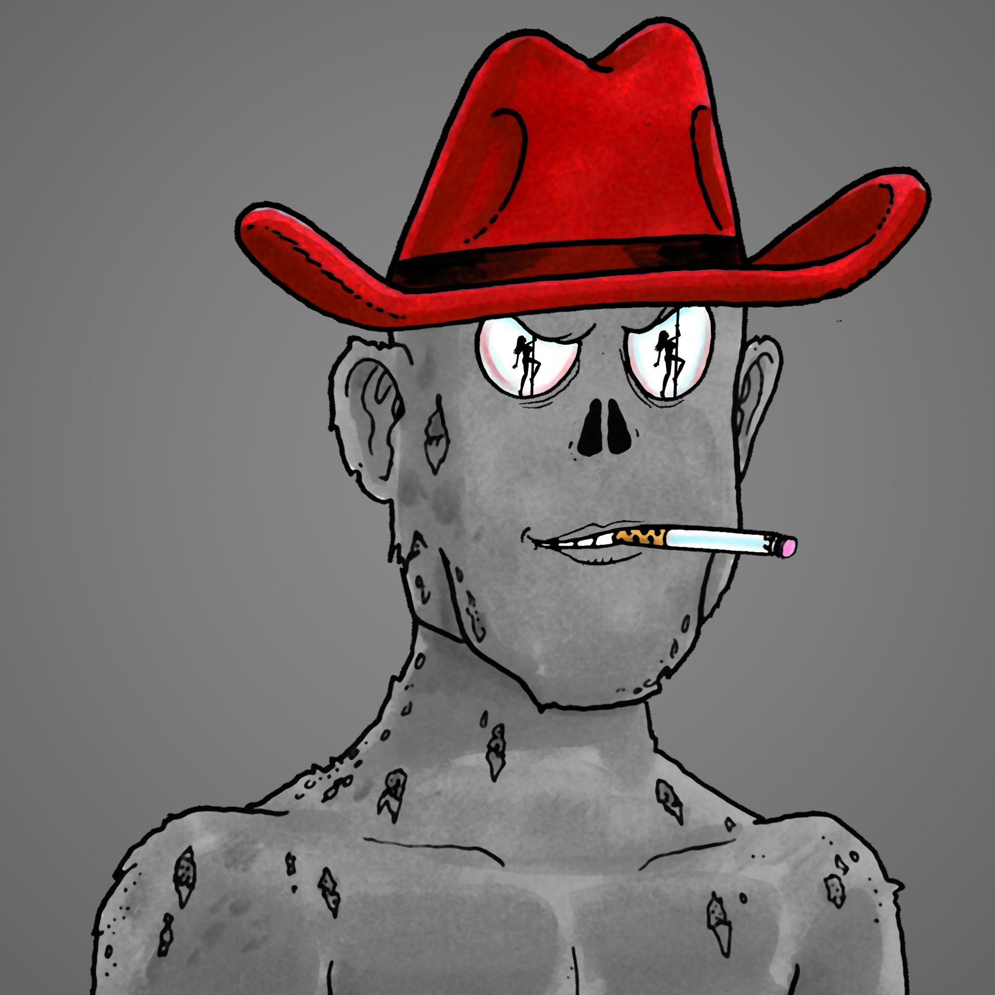 George Trosley - Jungle Freaks - Jungle Freak 1124 - NFT # 1124