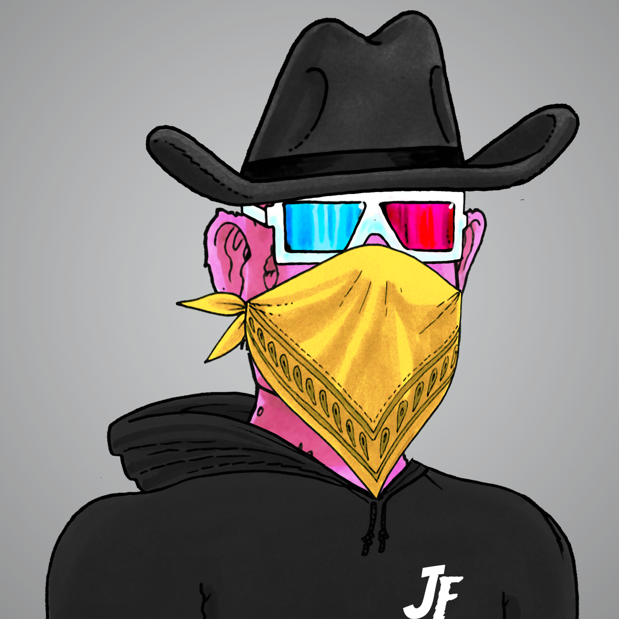 George Trosley - Jungle Freaks - Jungle Freak 1125 - NFT # 1125