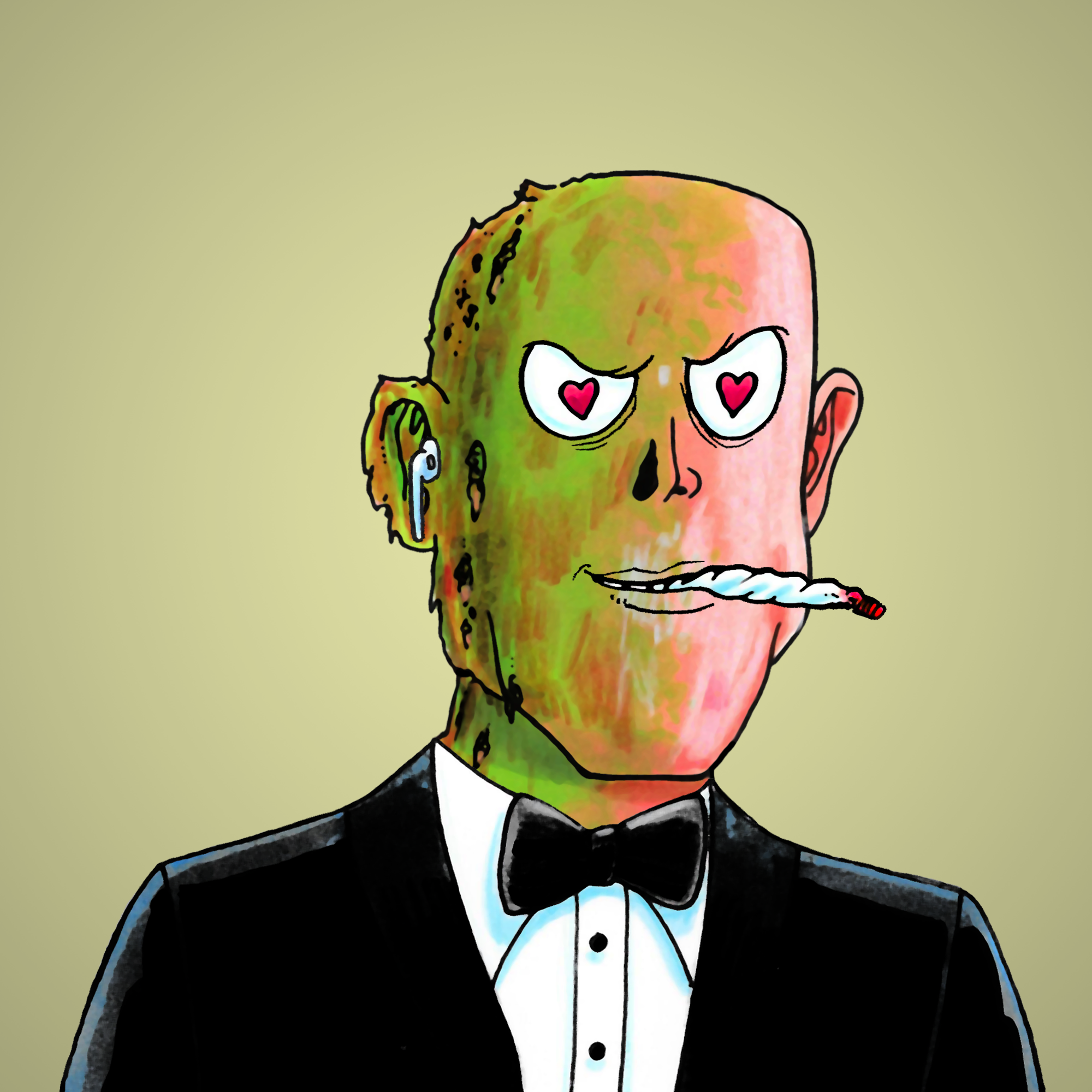 George Trosley - Jungle Freaks - Jungle Freak 1128 - NFT # 1128