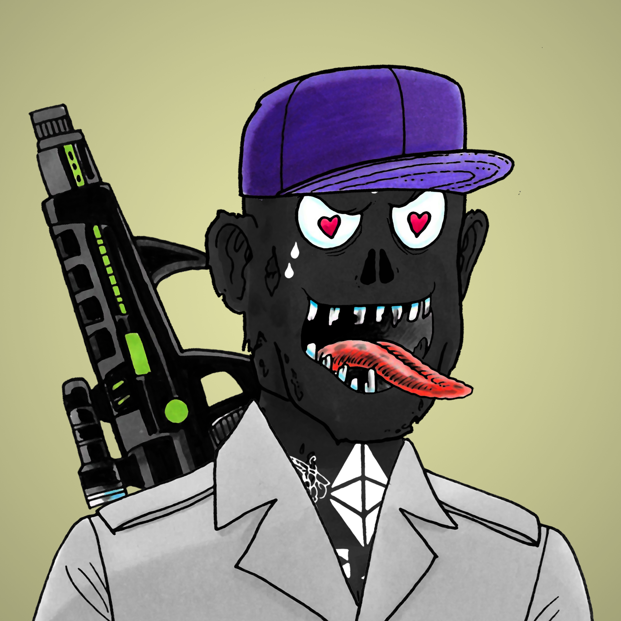 George Trosley - Jungle Freaks - Jungle Freak 1129 - NFT # 1129