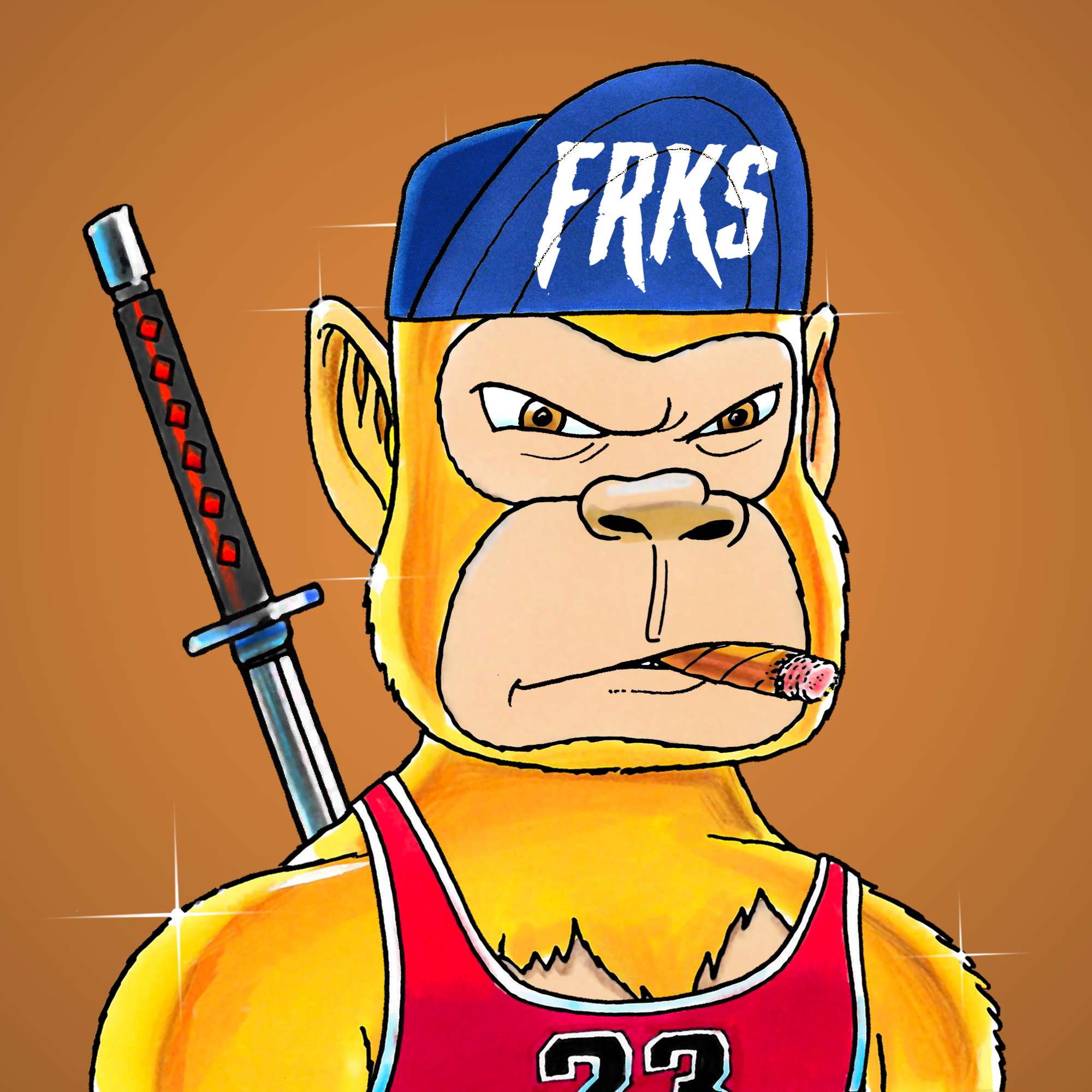 George Trosley - Jungle Freaks - Jungle Freak 113 - NFT # 113