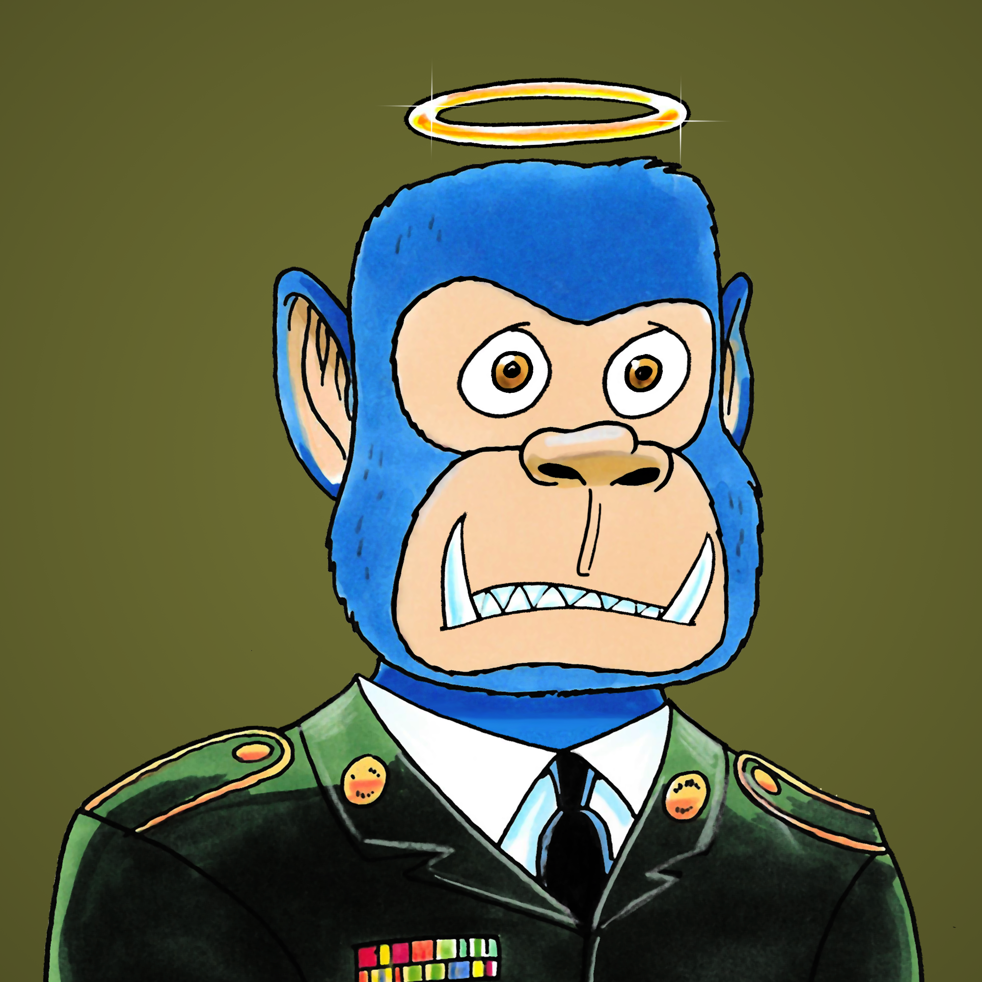 George Trosley - Jungle Freaks - Jungle Freak 1132 - NFT # 1132