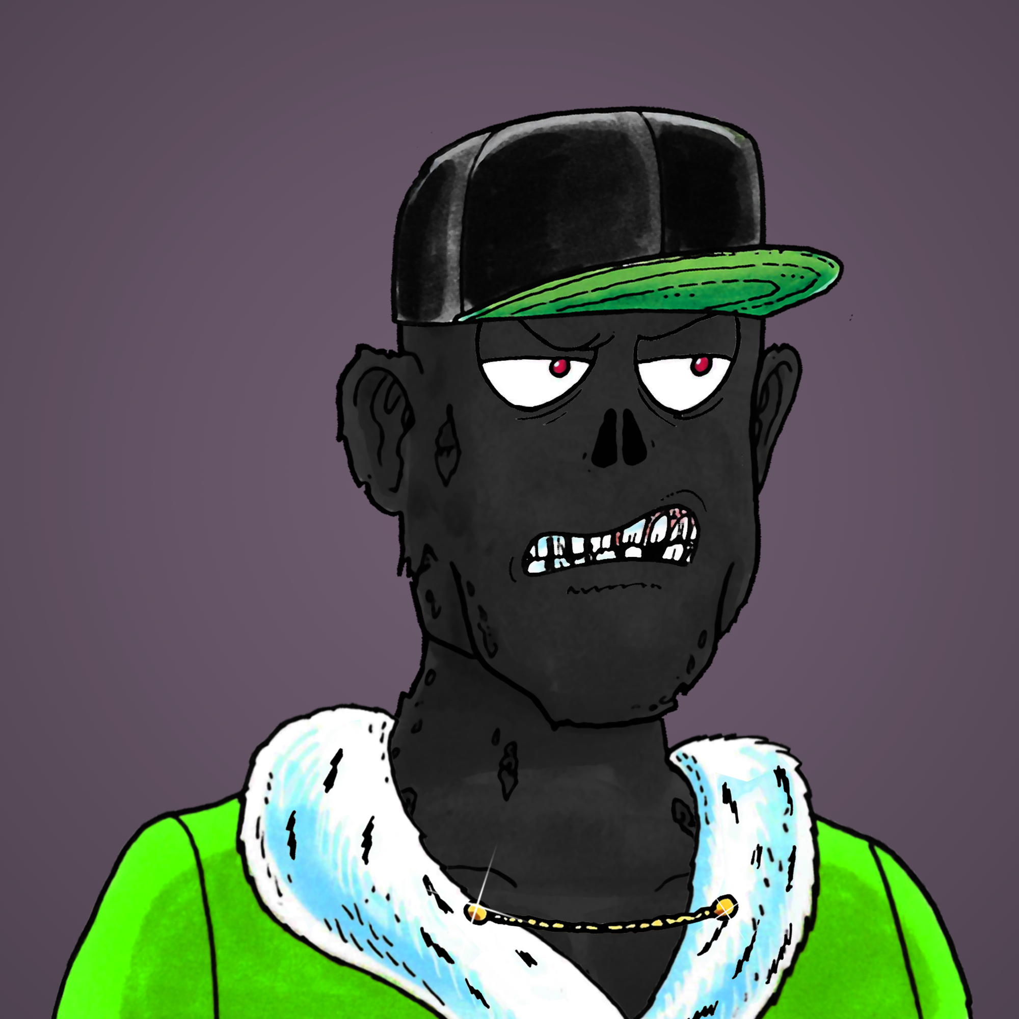 George Trosley - Jungle Freaks - Jungle Freak 1133 - NFT # 1133