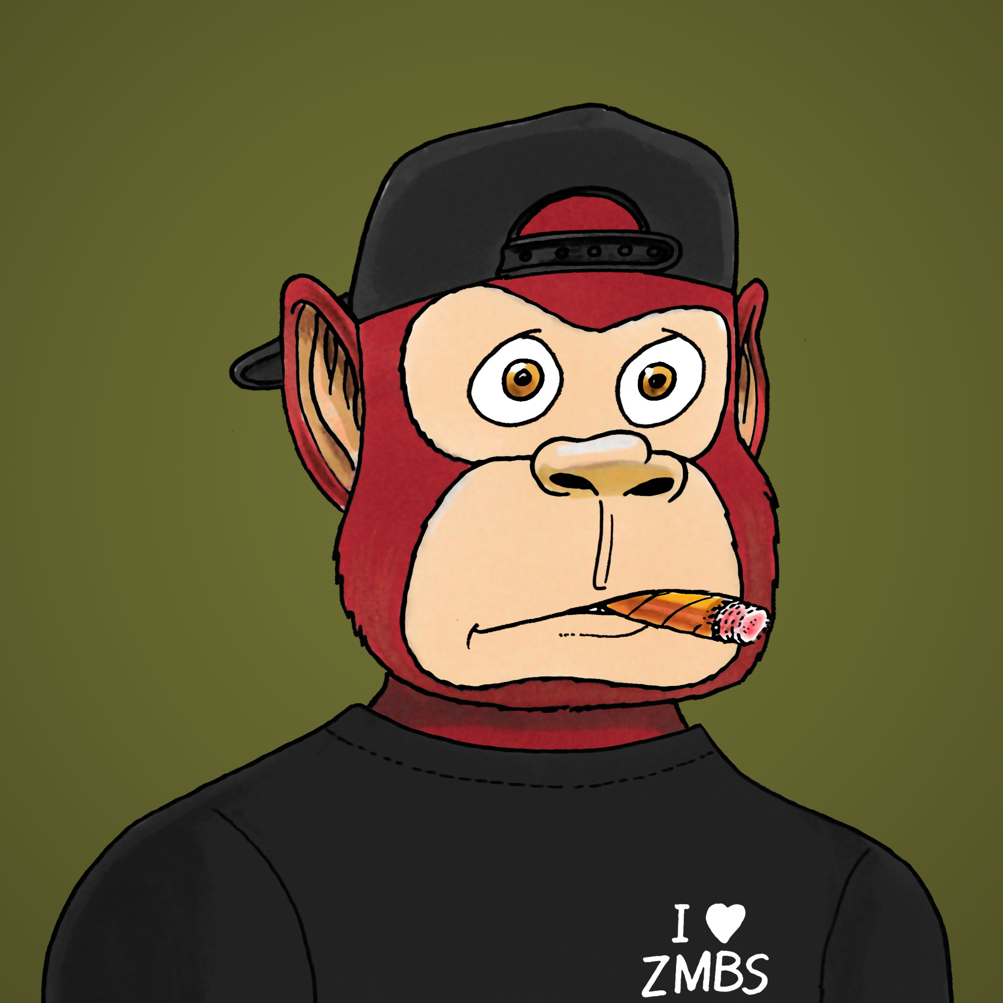 George Trosley - Jungle Freaks - Jungle Freak 1134 - NFT # 1134