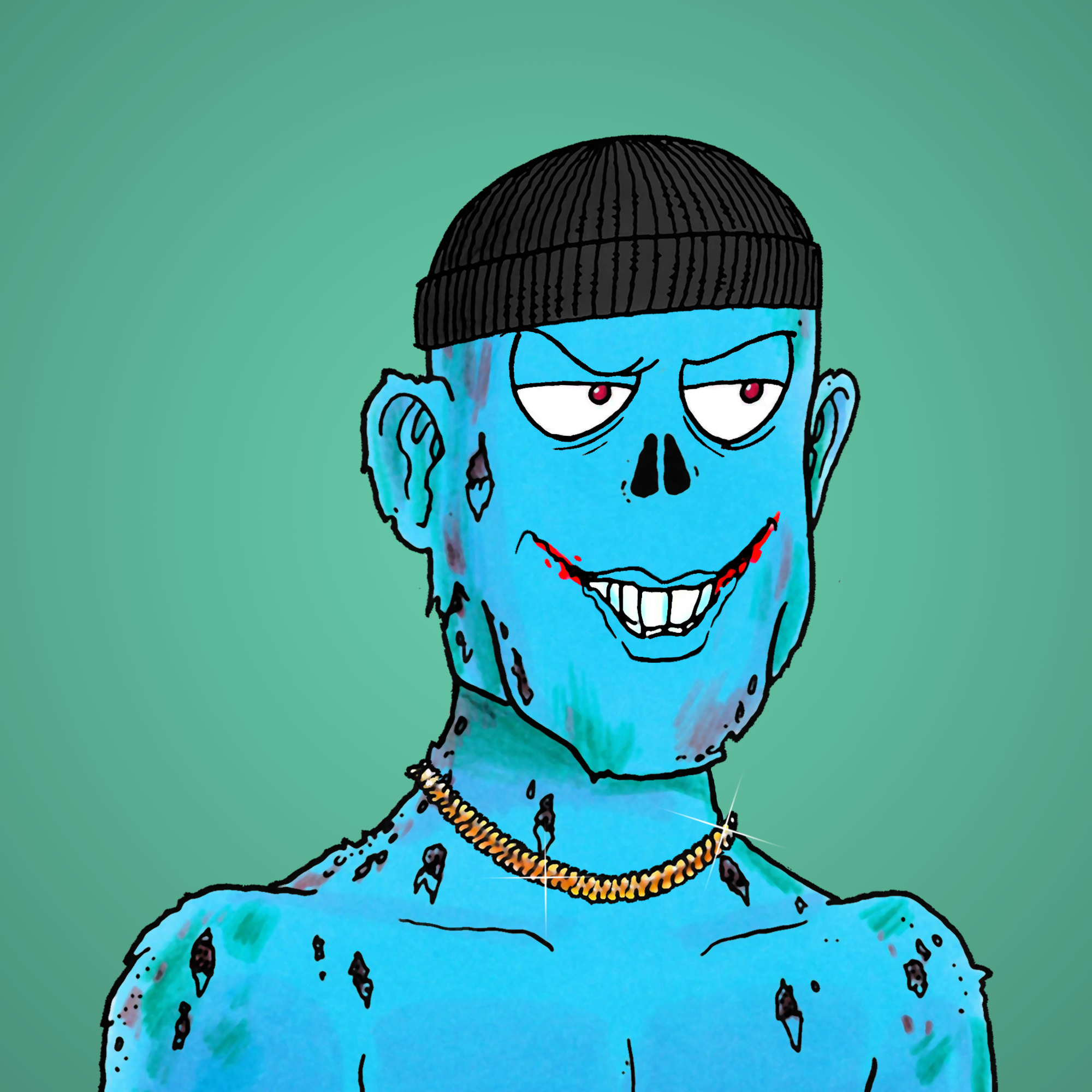 George Trosley - Jungle Freaks - Jungle Freak 1136 - NFT # 1136