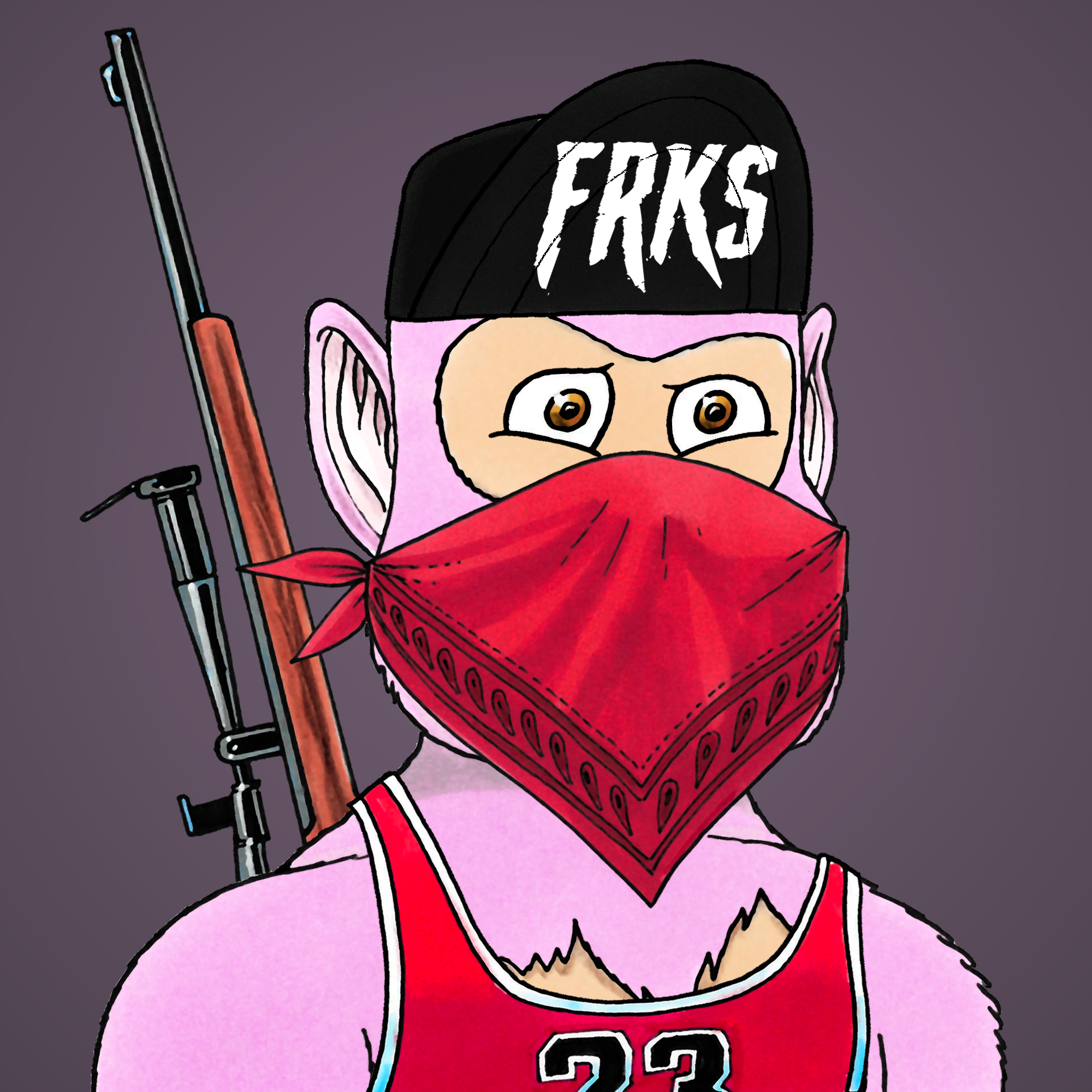 George Trosley - Jungle Freaks - Jungle Freak 1138 - NFT # 1138