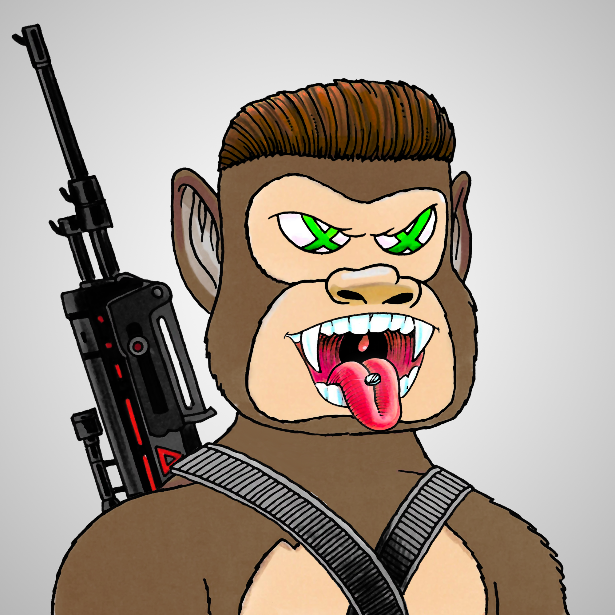 George Trosley - Jungle Freaks - Jungle Freak 1149 - NFT # 1149