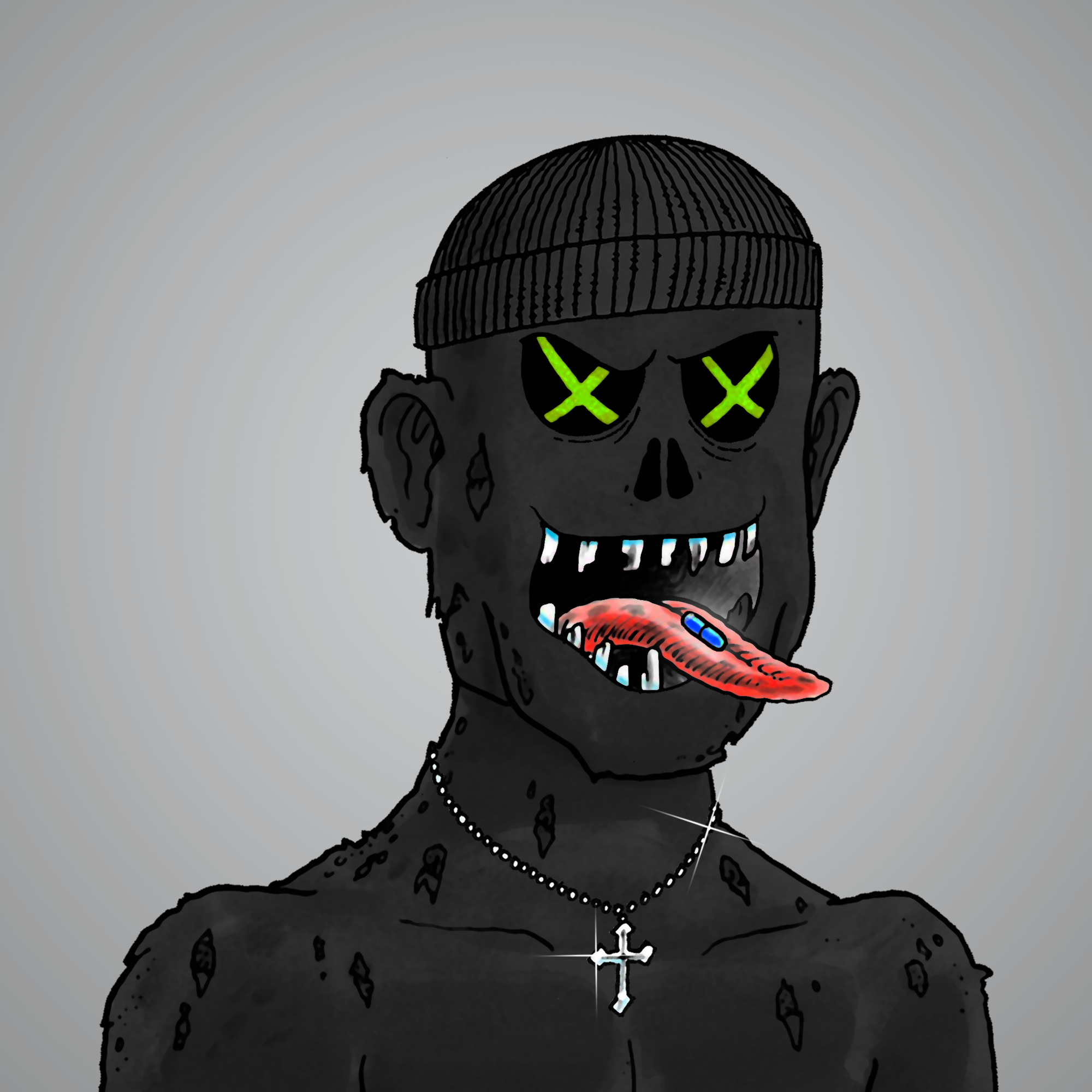 George Trosley - Jungle Freaks - Jungle Freak 1151 - NFT # 1151