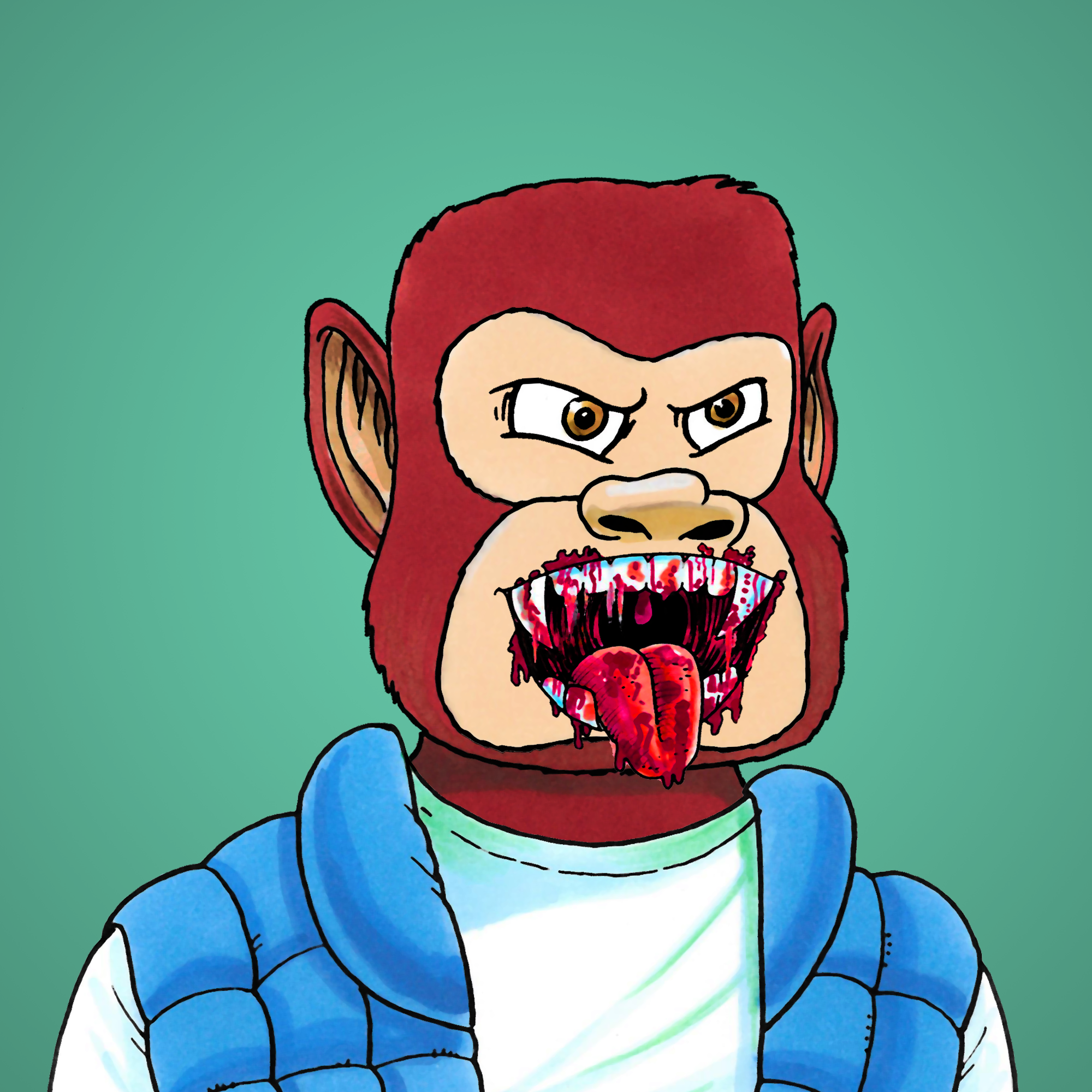 George Trosley - Jungle Freaks - Jungle Freak 1152 - NFT # 1152