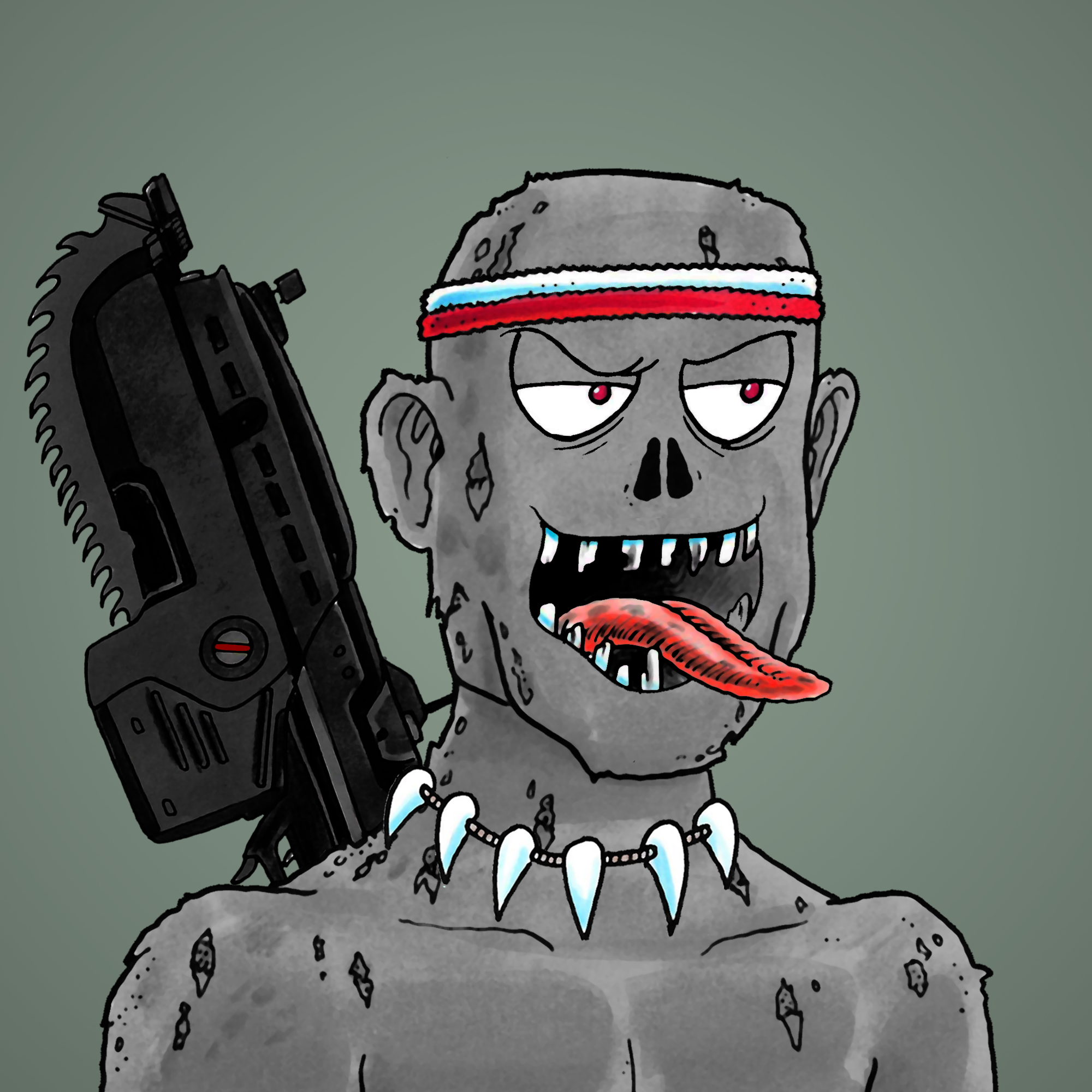 George Trosley - Jungle Freaks - Jungle Freak 1154 - NFT # 1154