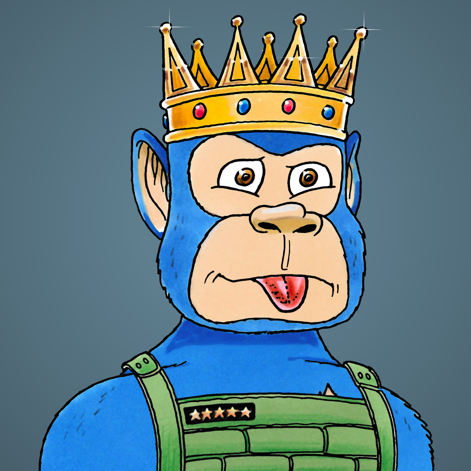 George Trosley - Jungle Freaks - Jungle Freak 1155 - NFT # 1155