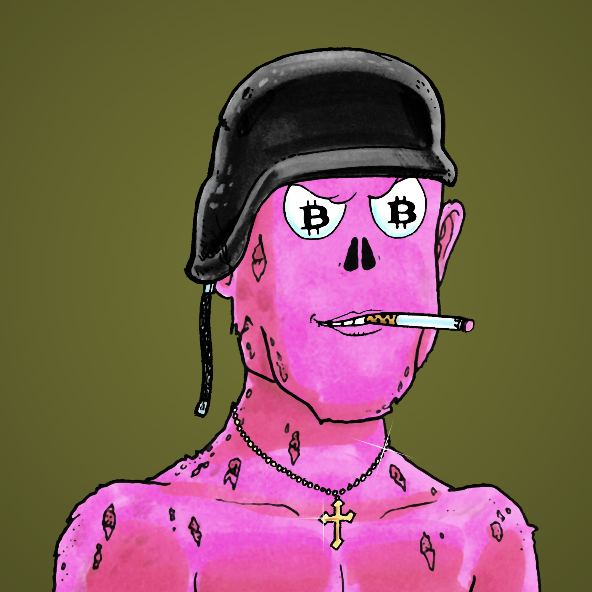 George Trosley - Jungle Freaks - Jungle Freak 1163 - NFT # 1163